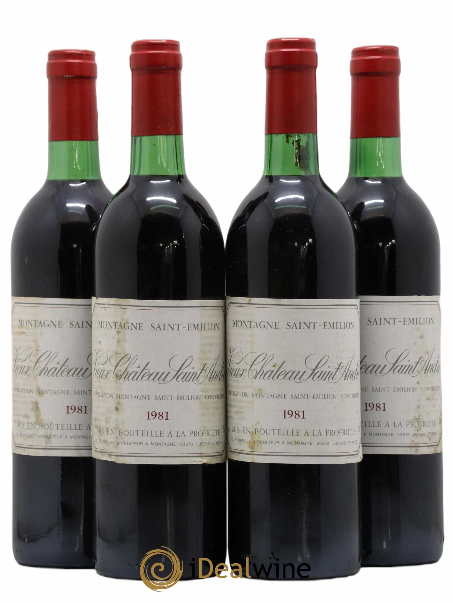 Vieux Château Saint-André 1981 - Lot de 4 bouteilles - 0