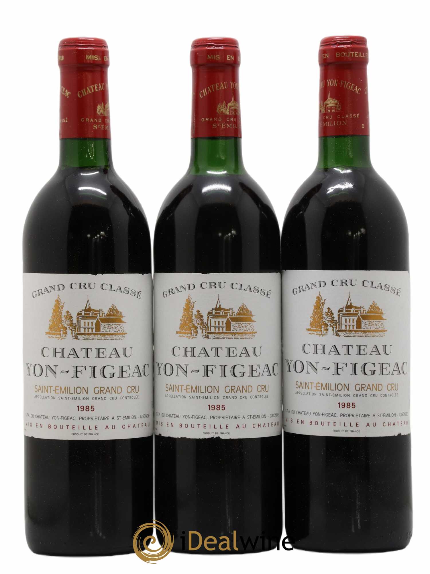 Château Yon Figeac Grand Cru Classé 1985 - Lot de 12 bouteilles - 3