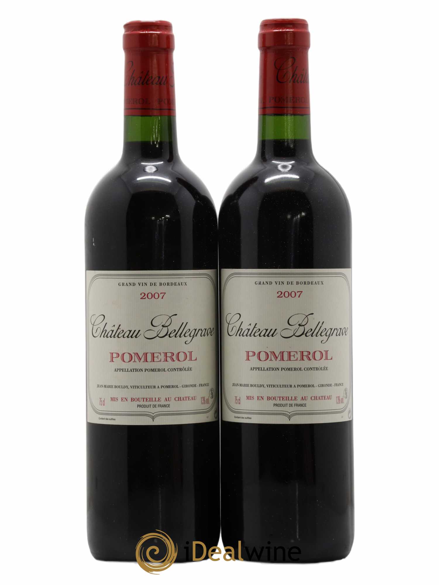 Château Bellegrave 2007 - Lot de 2 bouteilles - 0