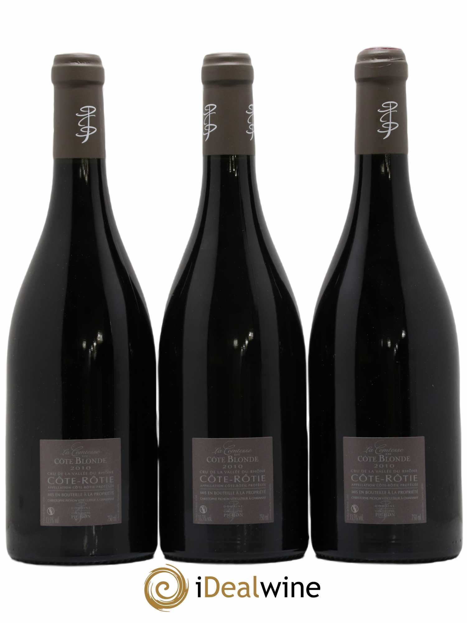 Côte-Rôtie La Comtesse en Côte Blonde Christophe Pichon (Domaine) 2010 - Lotto di 3 bottiglie - 1