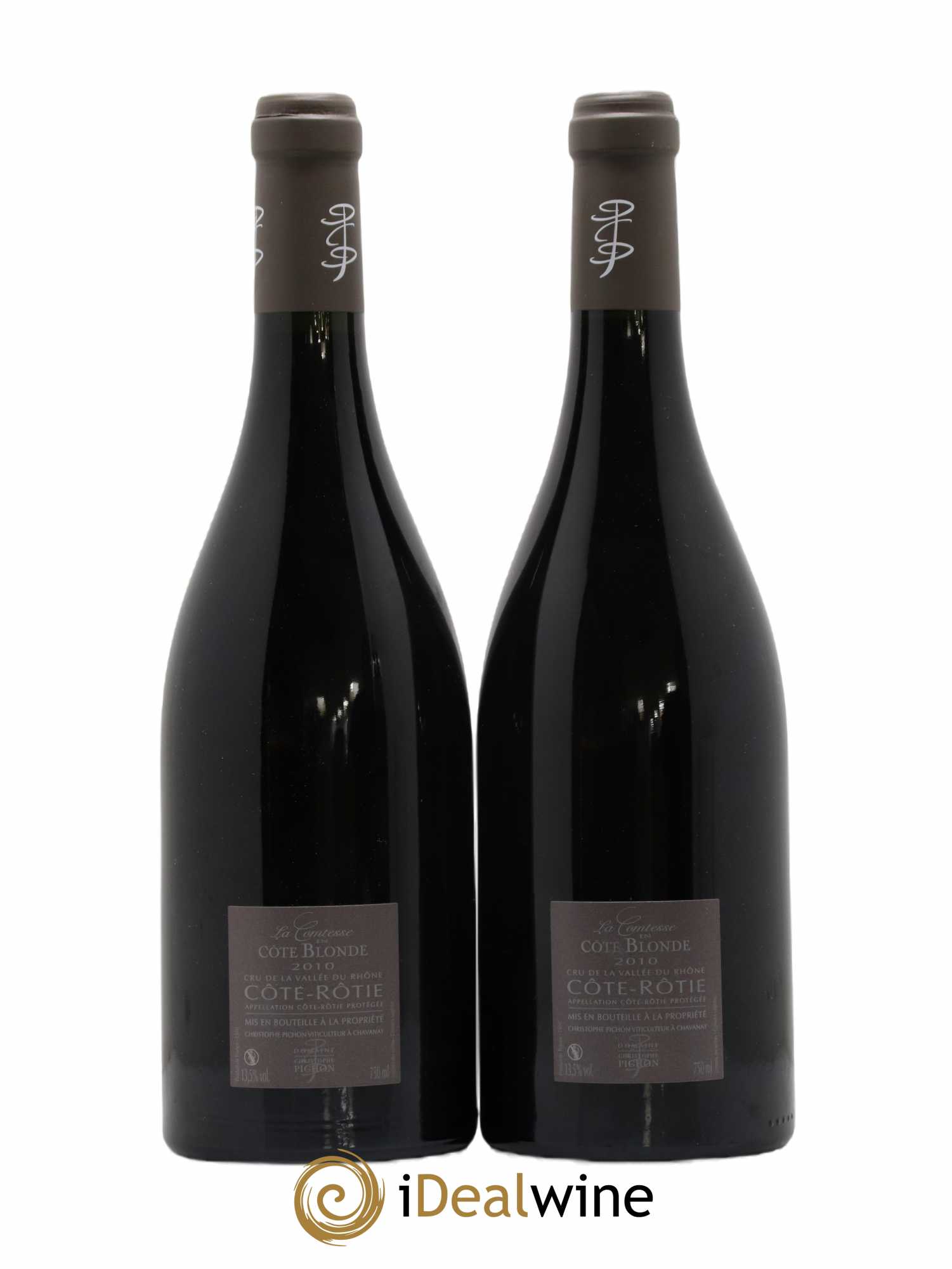 Côte-Rôtie La Comtesse en Côte Blonde Christophe Pichon (Domaine) 2010 - Lot de 2 bouteilles - 1