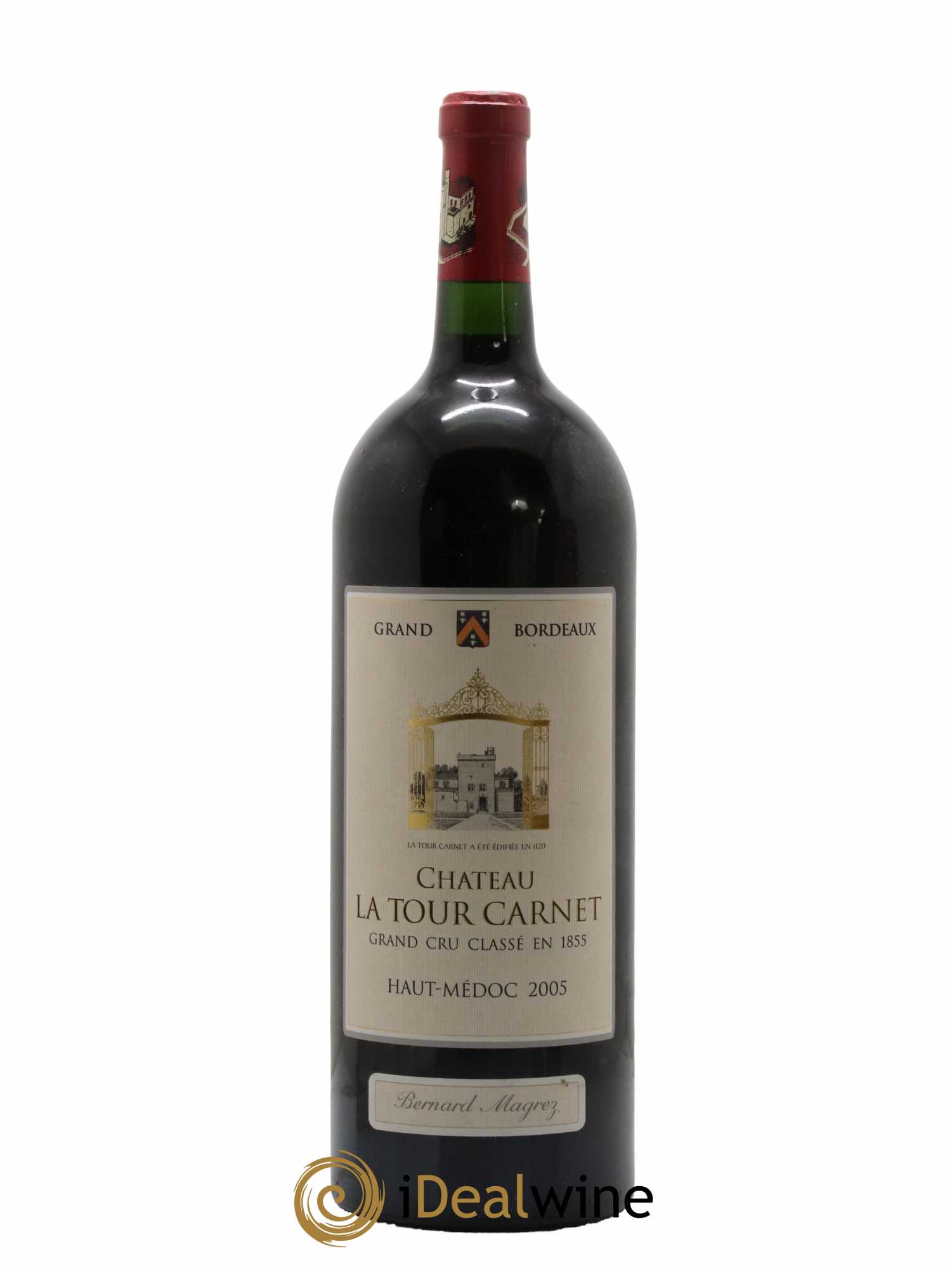 Château la Tour Carnet 4ème Grand Cru Classé 2005 - Lot de 1 magnum - 0