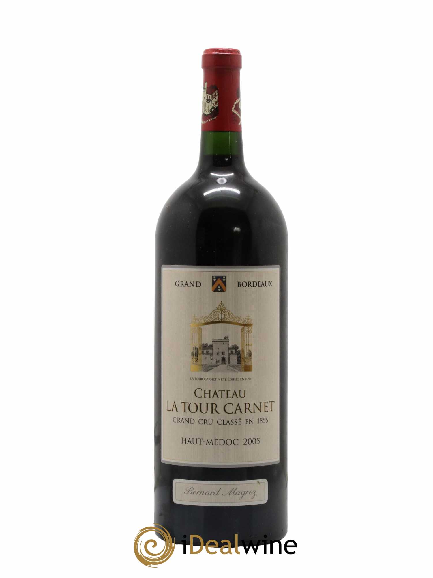 Château la Tour Carnet 4ème Grand Cru Classé 2005 - Lot de 1 magnum - 0