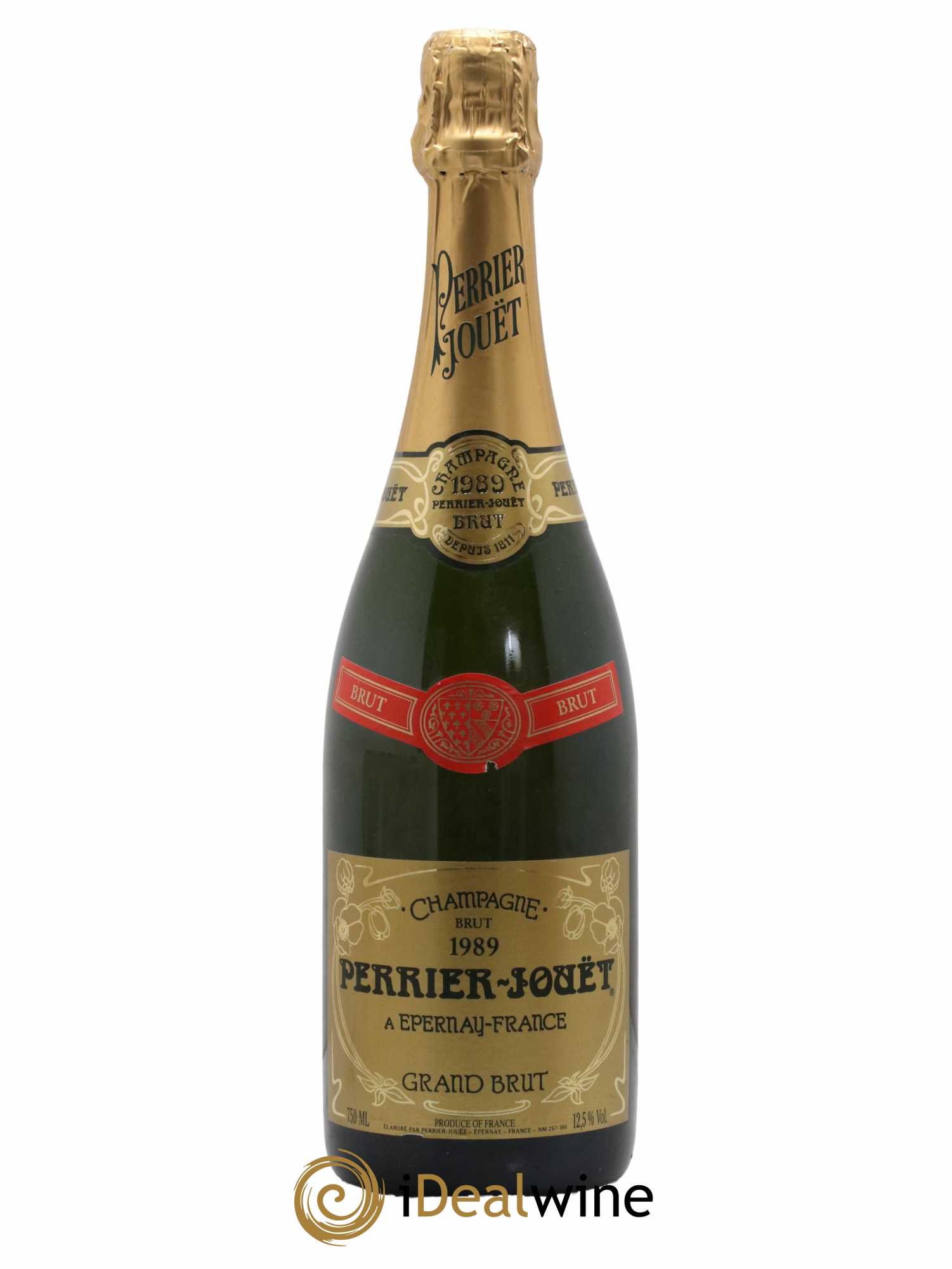 Grand Brut Perrier-Jouët 1989 - Lot de 1 bouteille - 0