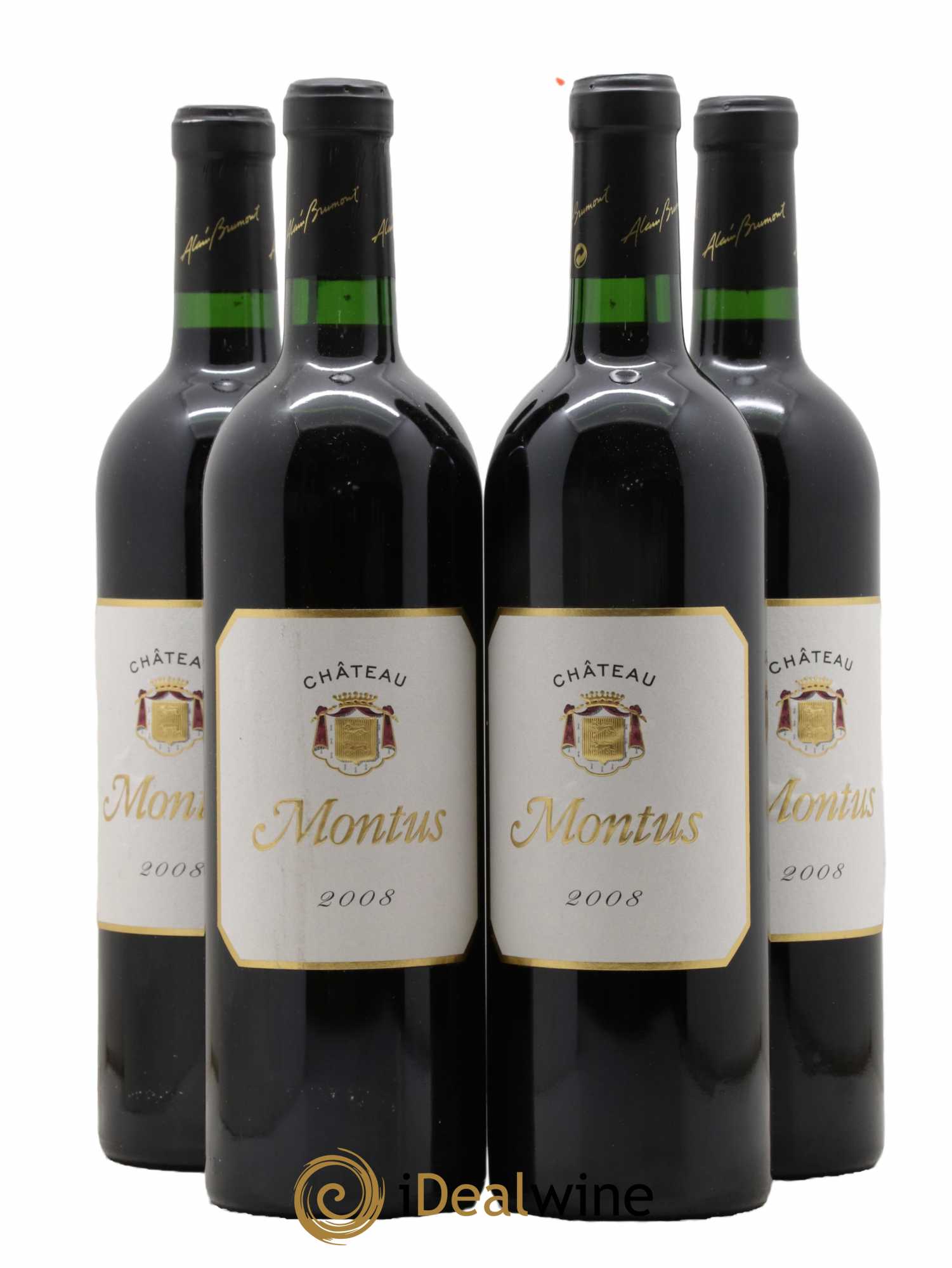 Madiran Château Montus Alain Brumont 2008 - Lot de 4 bouteilles - 0