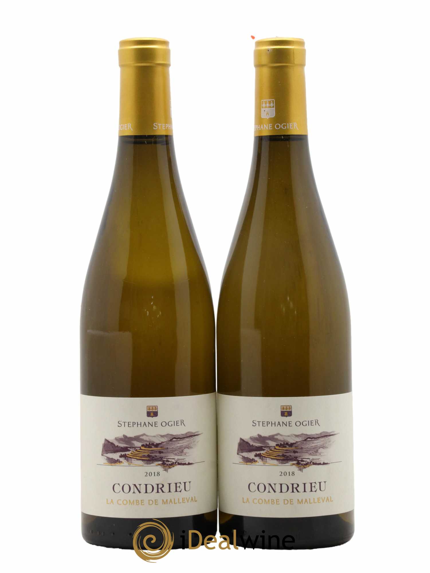 Condrieu La Combe de Malleval Stéphane Ogier 2018 - Lot de 2 bouteilles - 0