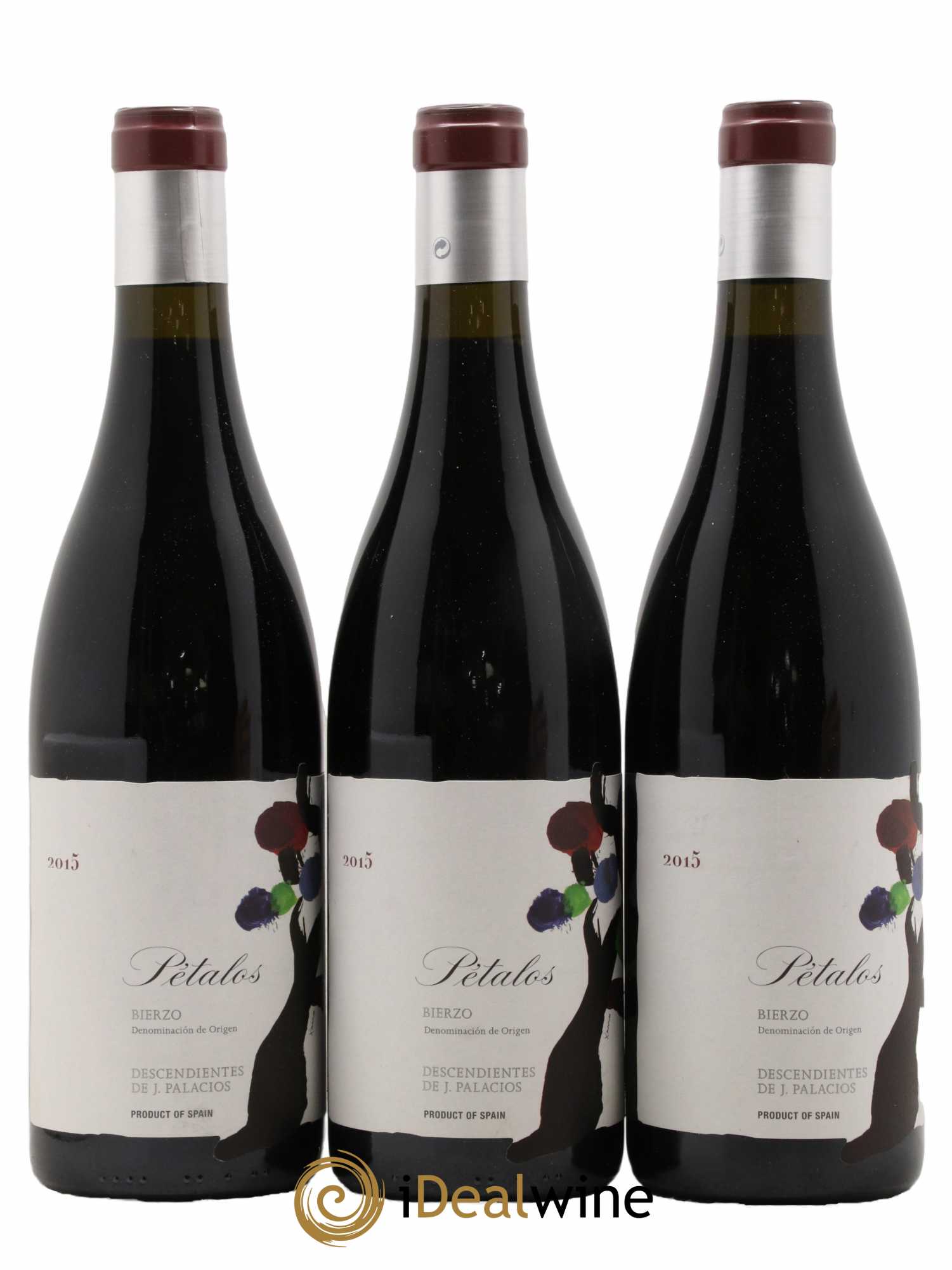 Bierzo DO Descendientes de J. Palacios Petalos 2015 - Lot de 3 bouteilles - 0