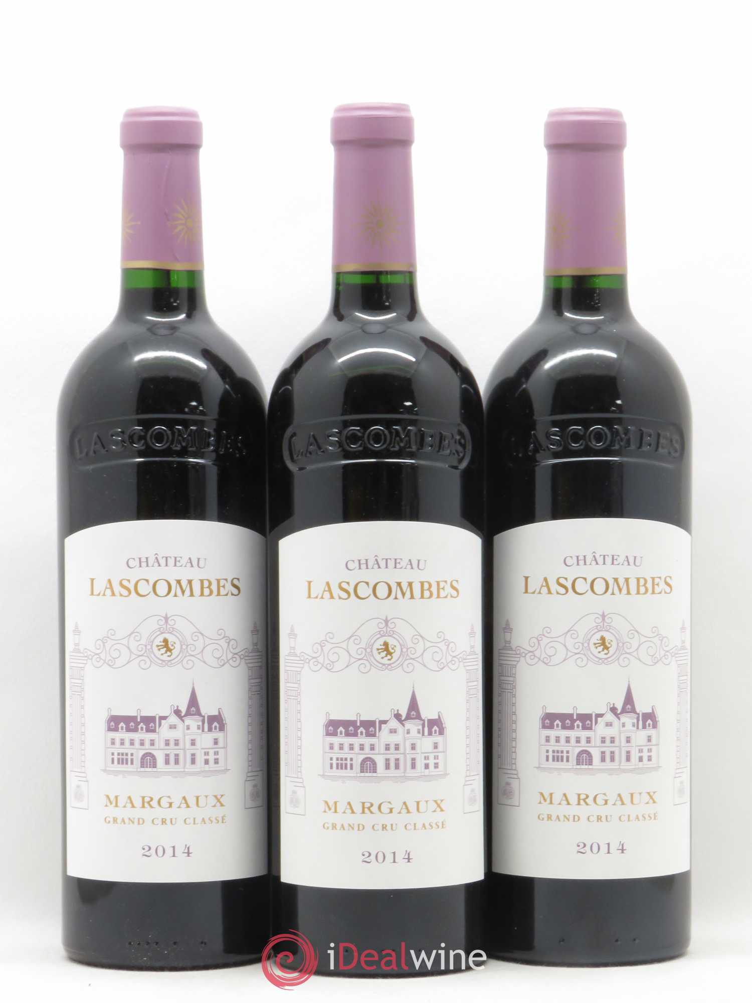 Château Lascombes 2ème Grand Cru Classé 2014 - Lot de 3 bouteilles - 0