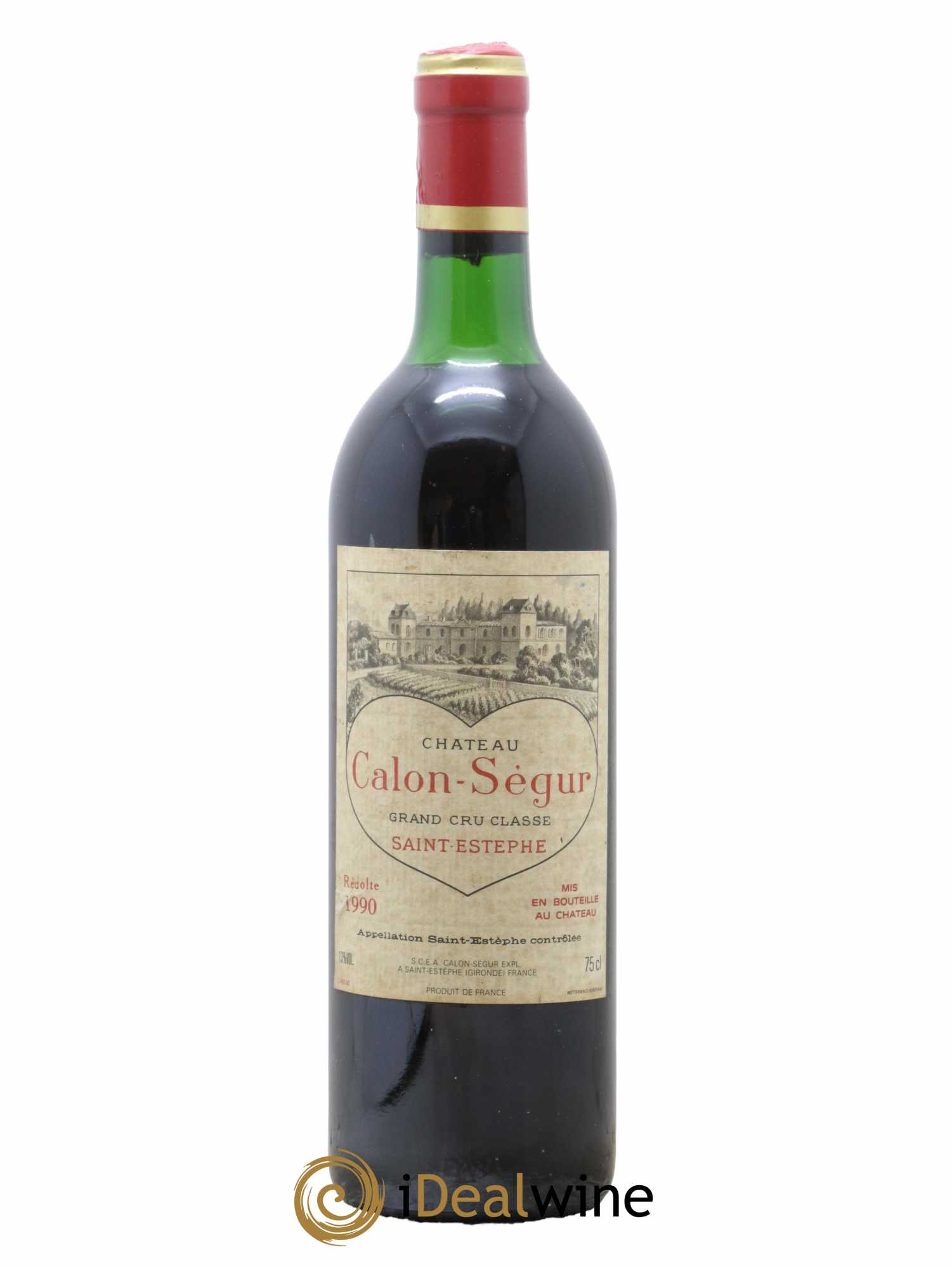 Château Calon Ségur 3ème Grand Cru Classé 1990 - Lot de 1 bouteille - 0