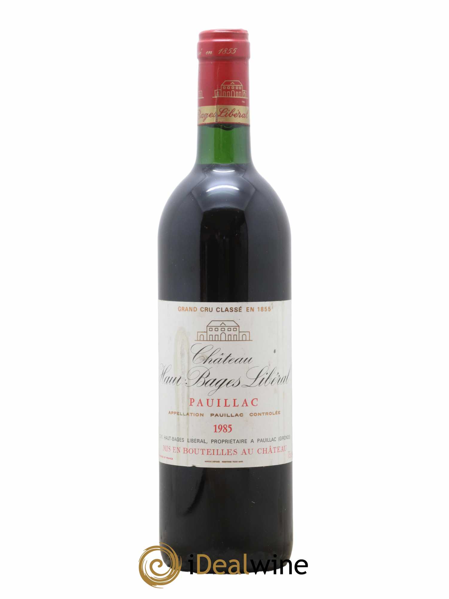 Château Haut Bages Libéral 5ème Grand Cru Classé 1985 - Lot de 1 bouteille - 0