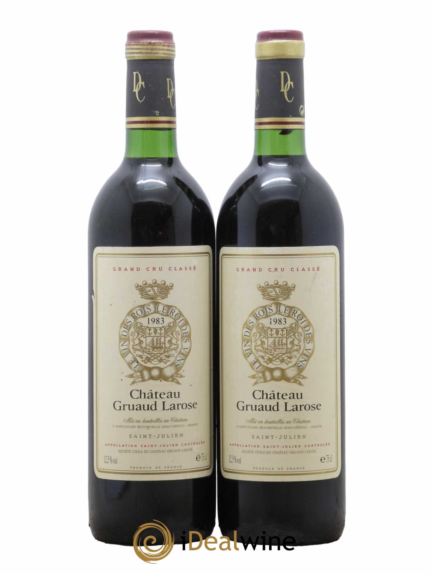 Château Gruaud Larose 2ème Grand Cru Classé 1983 - Lot de 2 bouteilles - 0