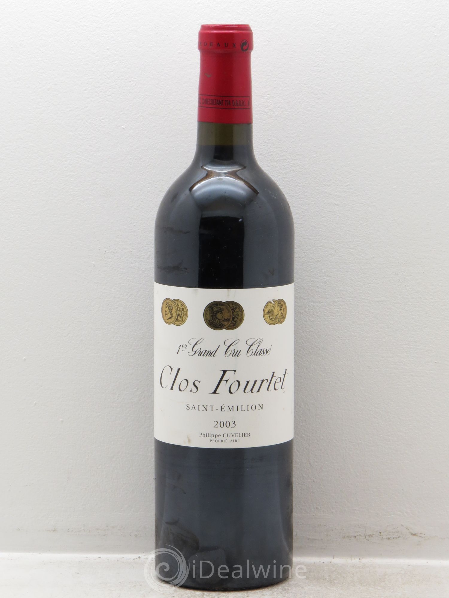 Clos Fourtet 1er Grand Cru Classé B 2003 - Lot de 1 bouteille - 0