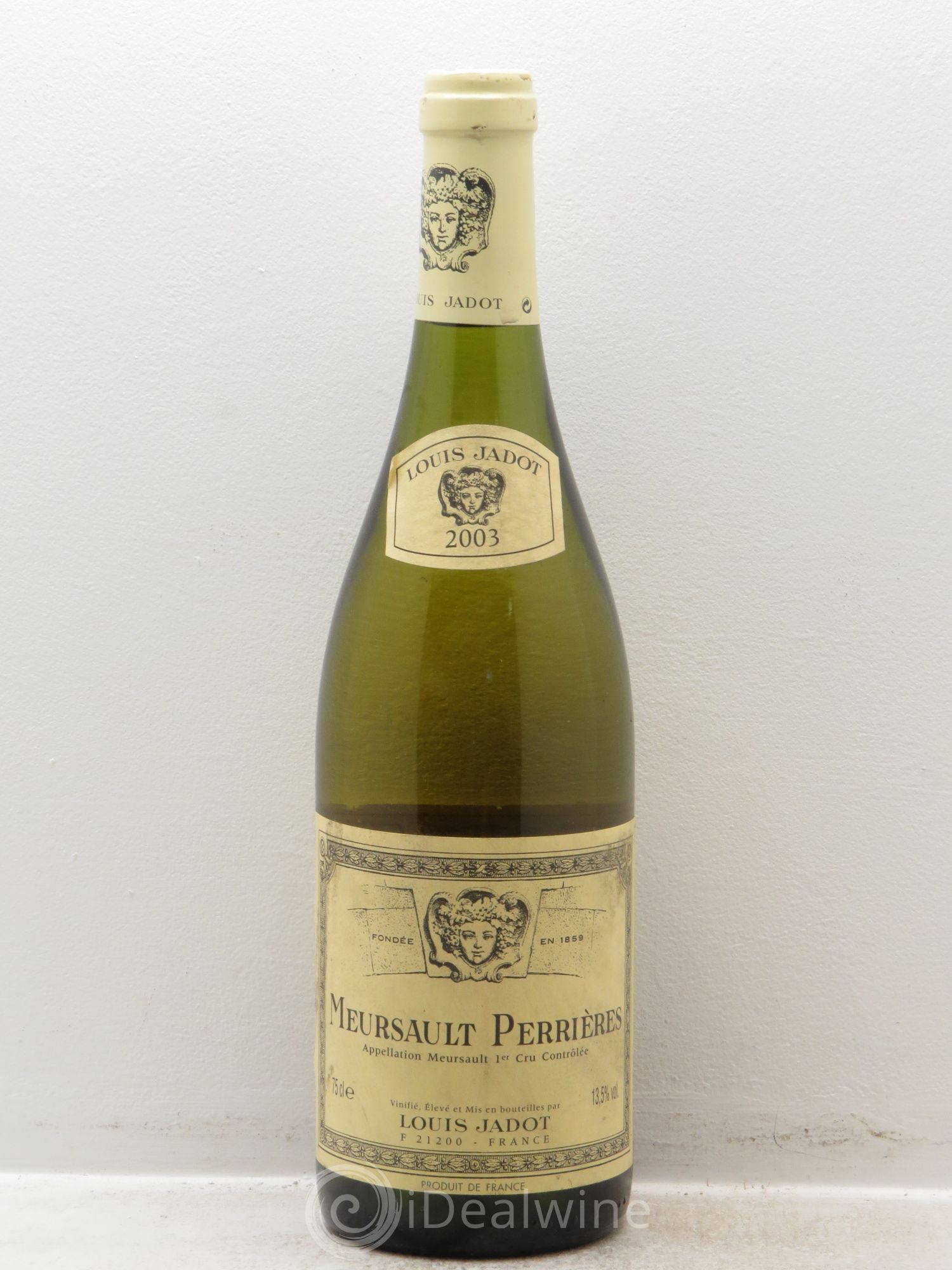 Meursault 1er Cru Perrières Domaine Louis Jadot 2003 - Lot de 1 bouteille - 0