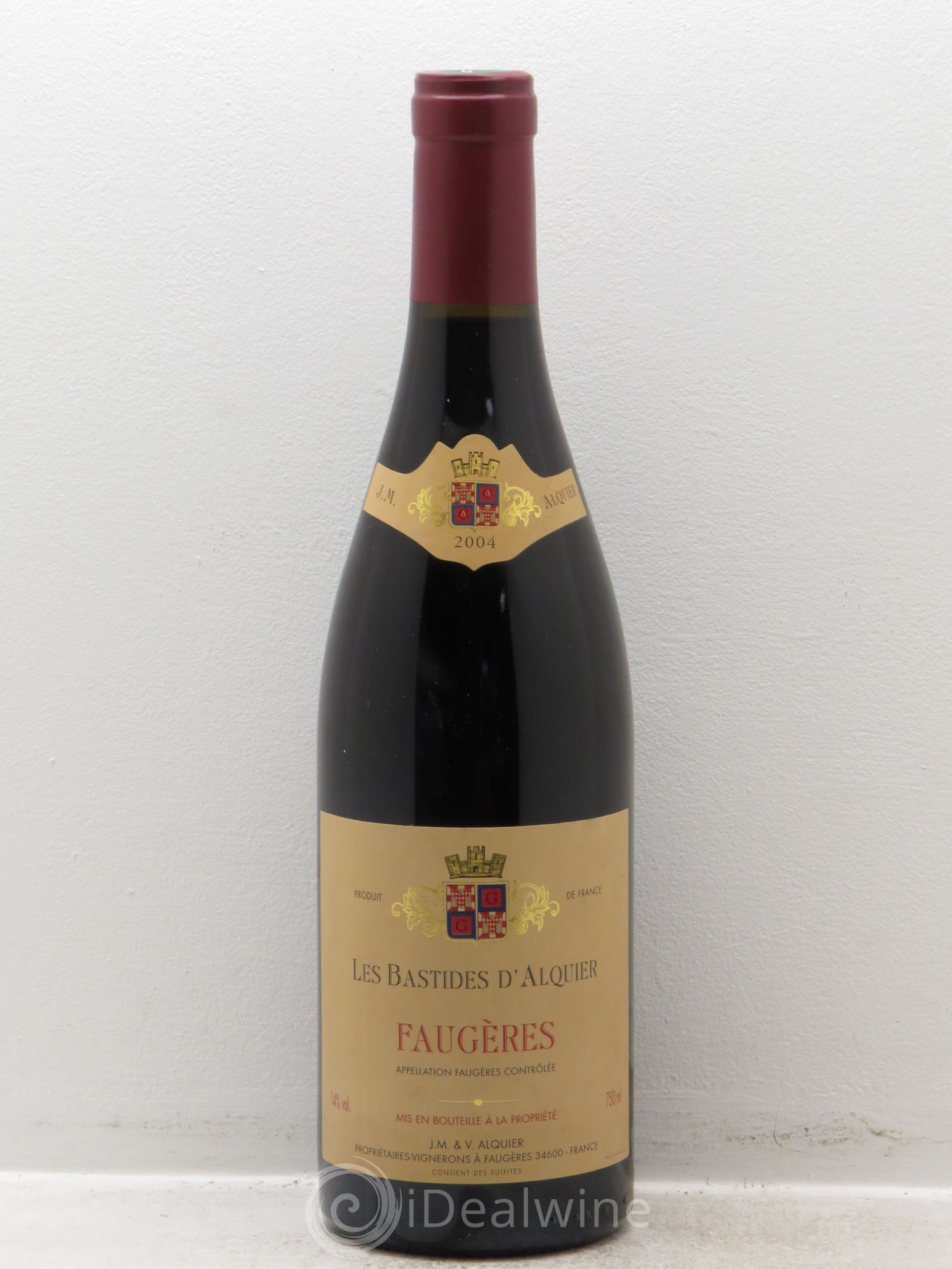 Faugères Domaine Jean-Michel Alquier Les Bastides d'Alquier 2004 - Lot de 1 bouteille - 0
