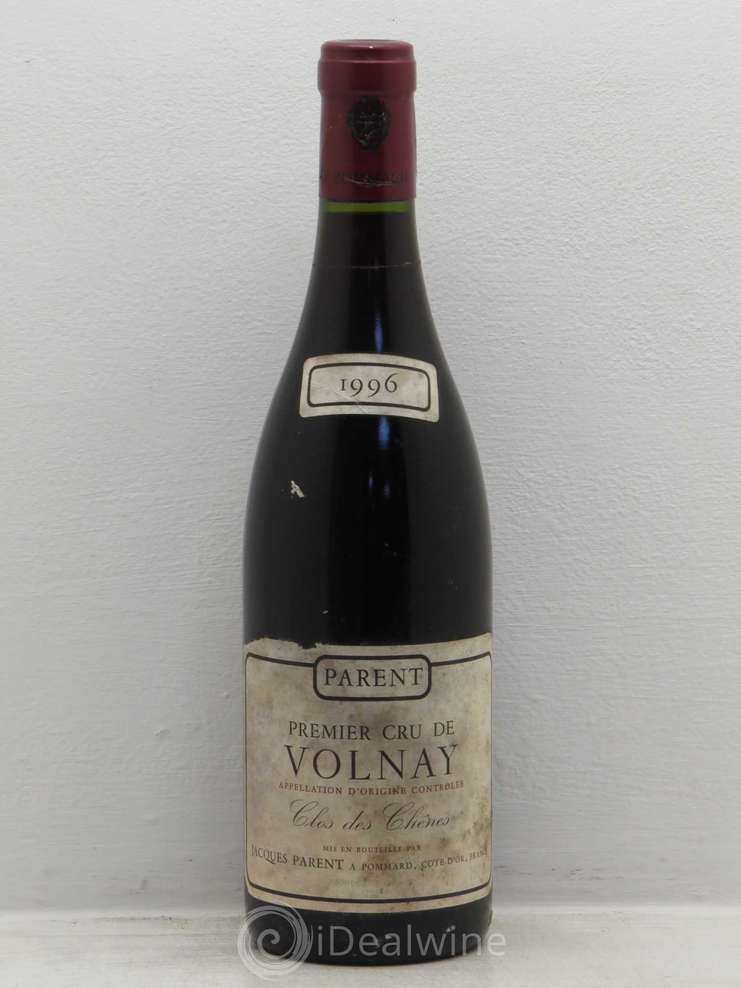 Volnay 1er Cru Domaine Parent 1996 - Lot de 1 bouteille - 0