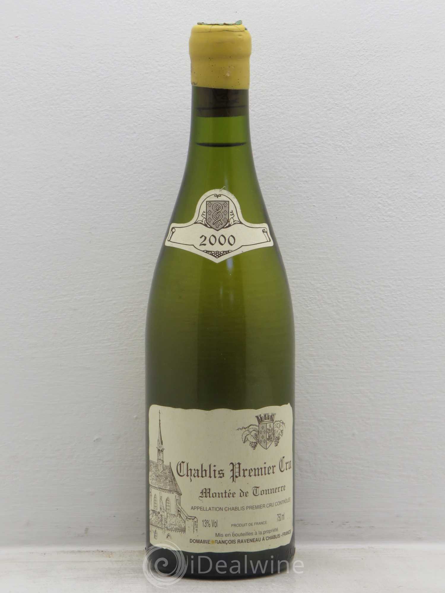 Chablis 1er Cru Montée de Tonnerre Raveneau (Domaine) 2000 - Lot de 1 bouteille - 0