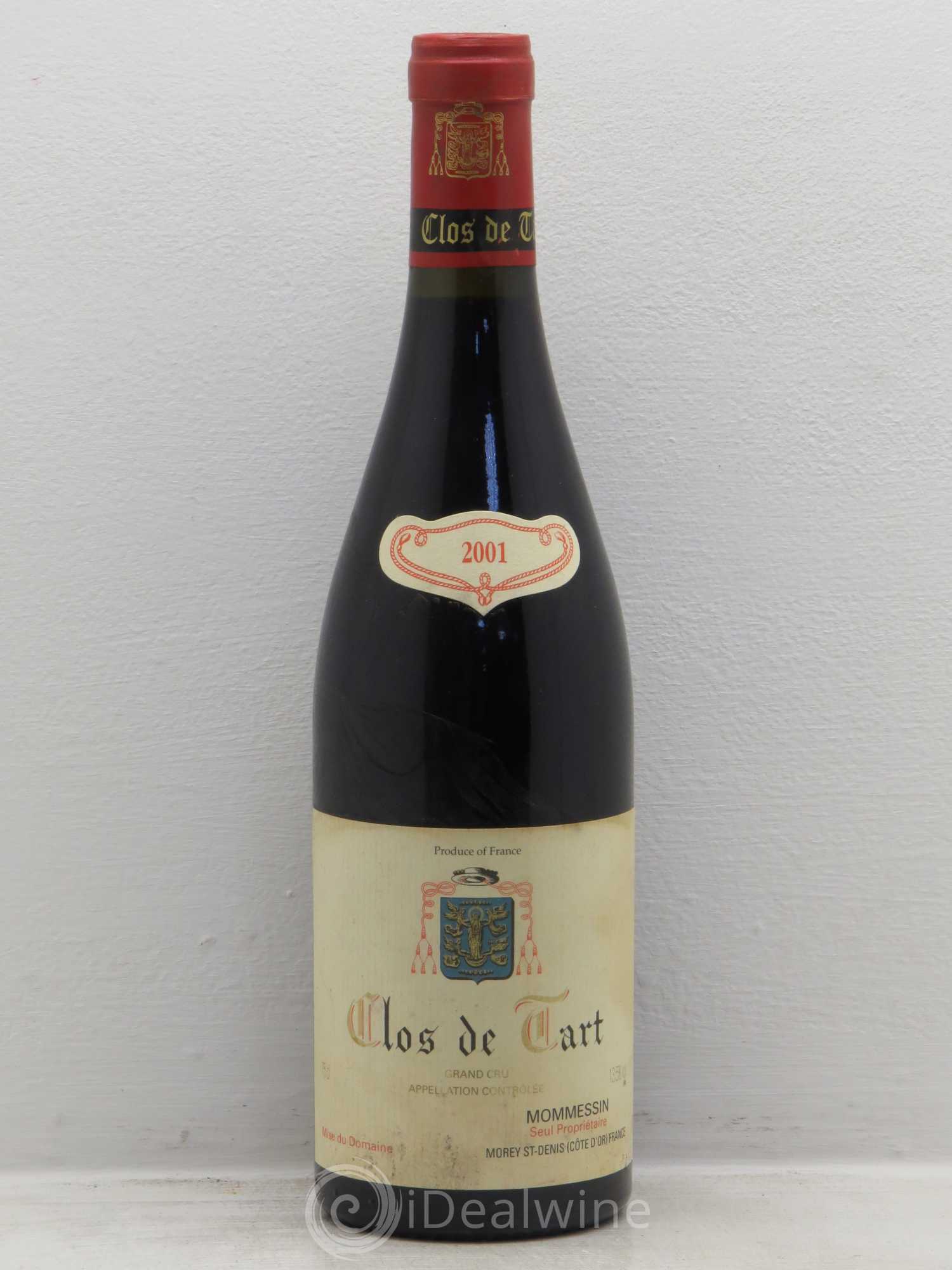 Clos de Tart Grand Cru Clos de Tart 2001 - Lot de 1 bouteille - 0