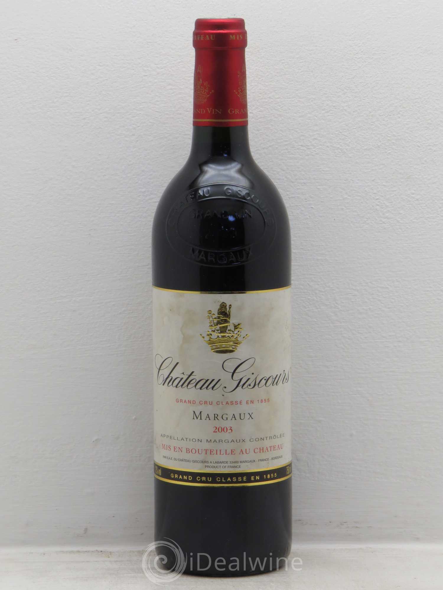 Château Giscours 3ème Grand Cru Classé 2003 - Lot de 1 bouteille - 0