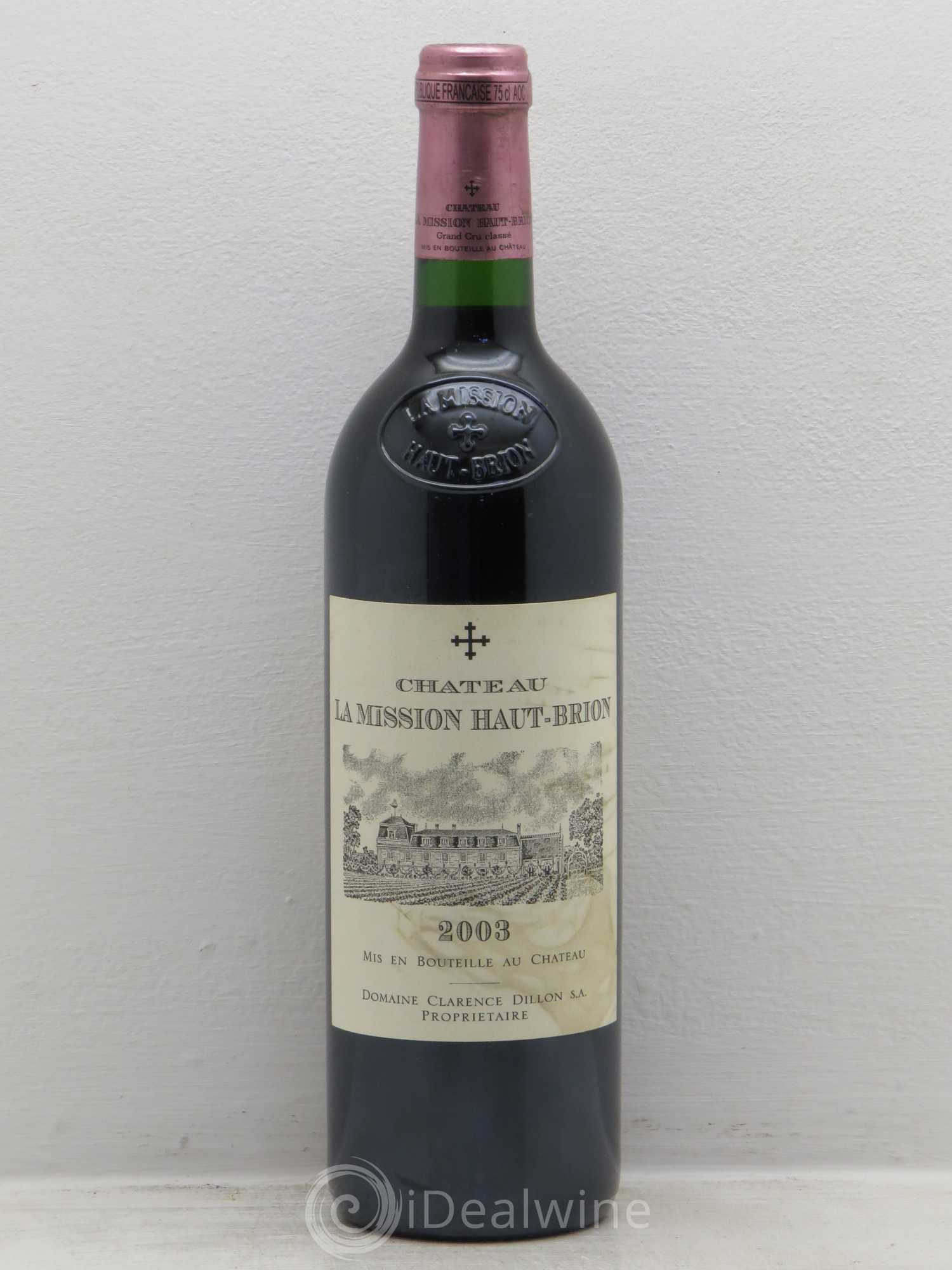 Château la Mission Haut-Brion Cru Classé de Graves 2003 - Lot de 1 bouteille - 0