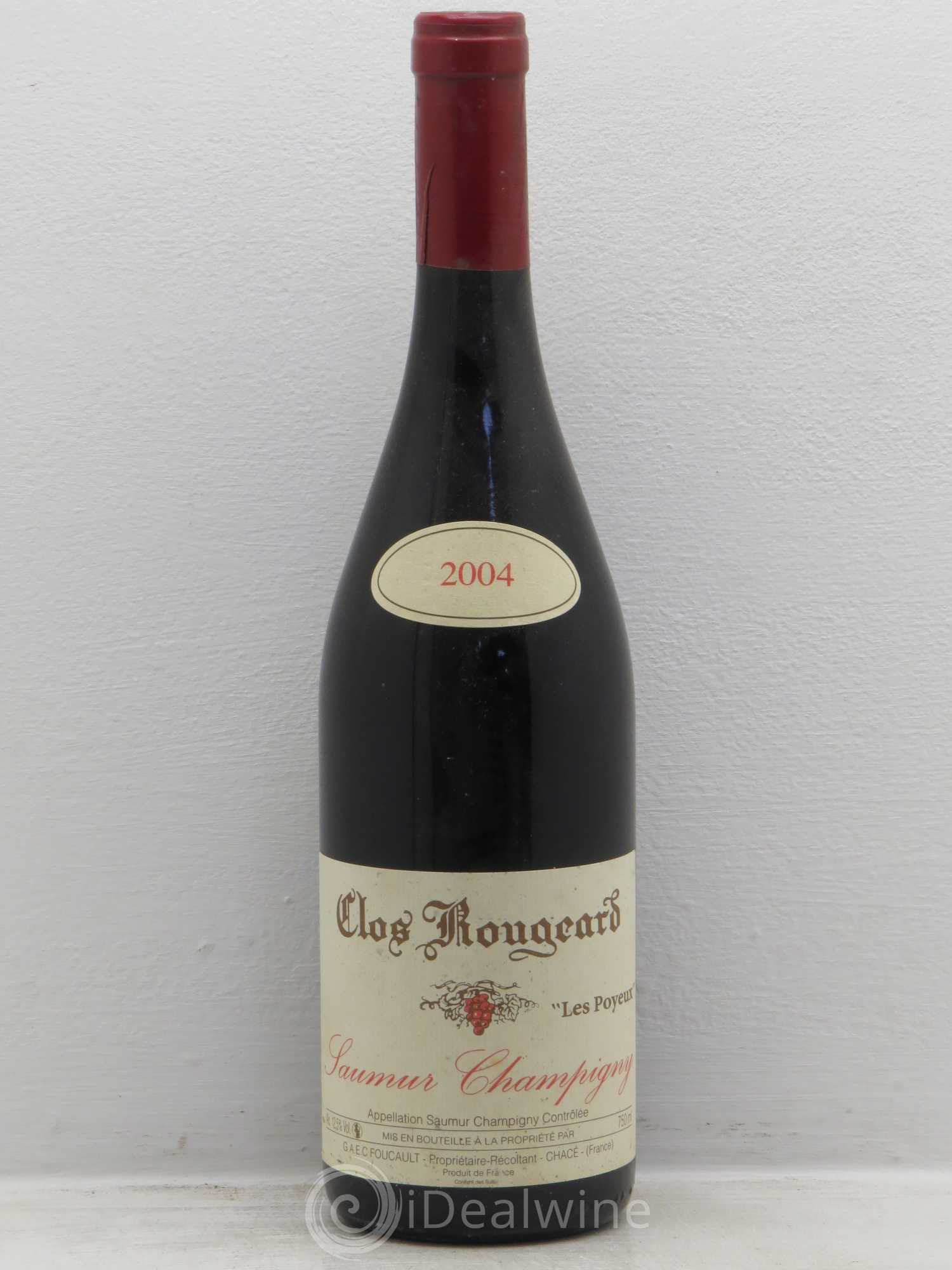Saumur-Champigny Les Poyeux Clos Rougeard 2004 - Lot de 1 bouteille - 0