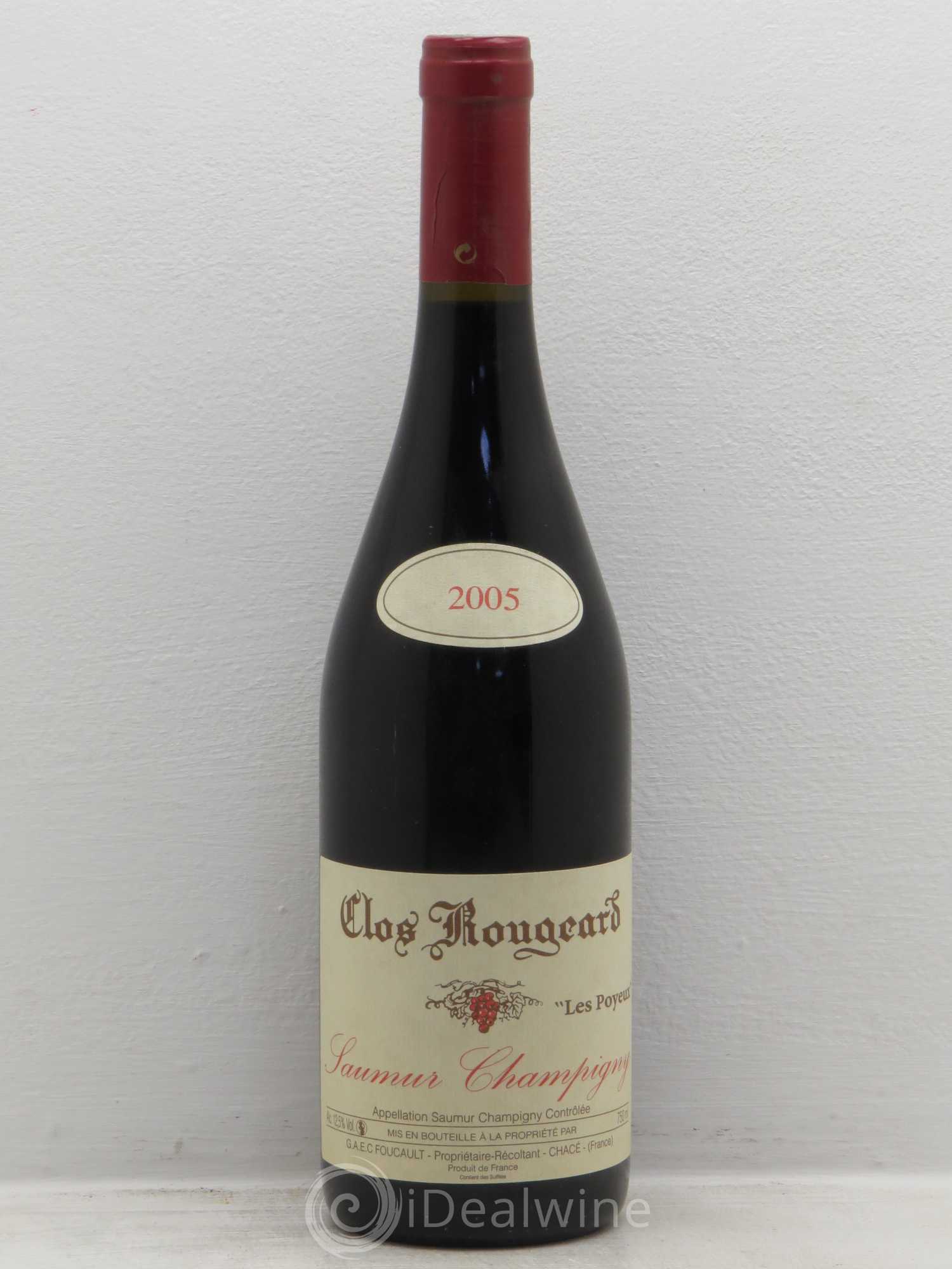 Saumur-Champigny Les Poyeux Clos Rougeard 2005 - Lot de 1 bouteille - 0