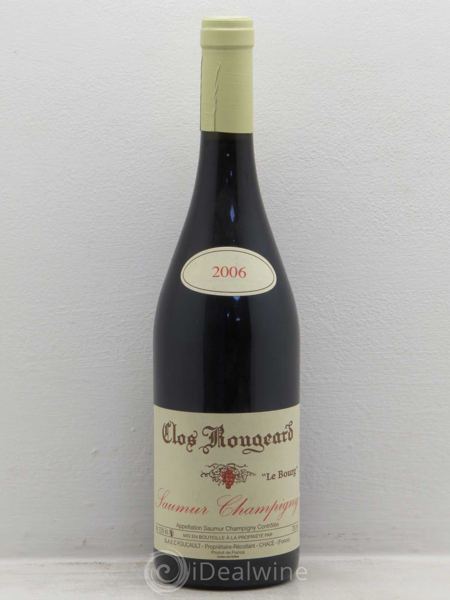 Saumur-Champigny Le Bourg Clos Rougeard 2006 - Lot de 1 bouteille - 0