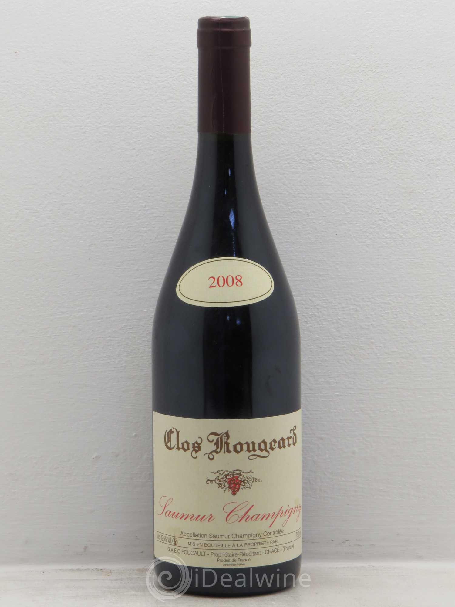 Saumur-Champigny Clos Rougeard 2008 - Lot de 1 bouteille - 0
