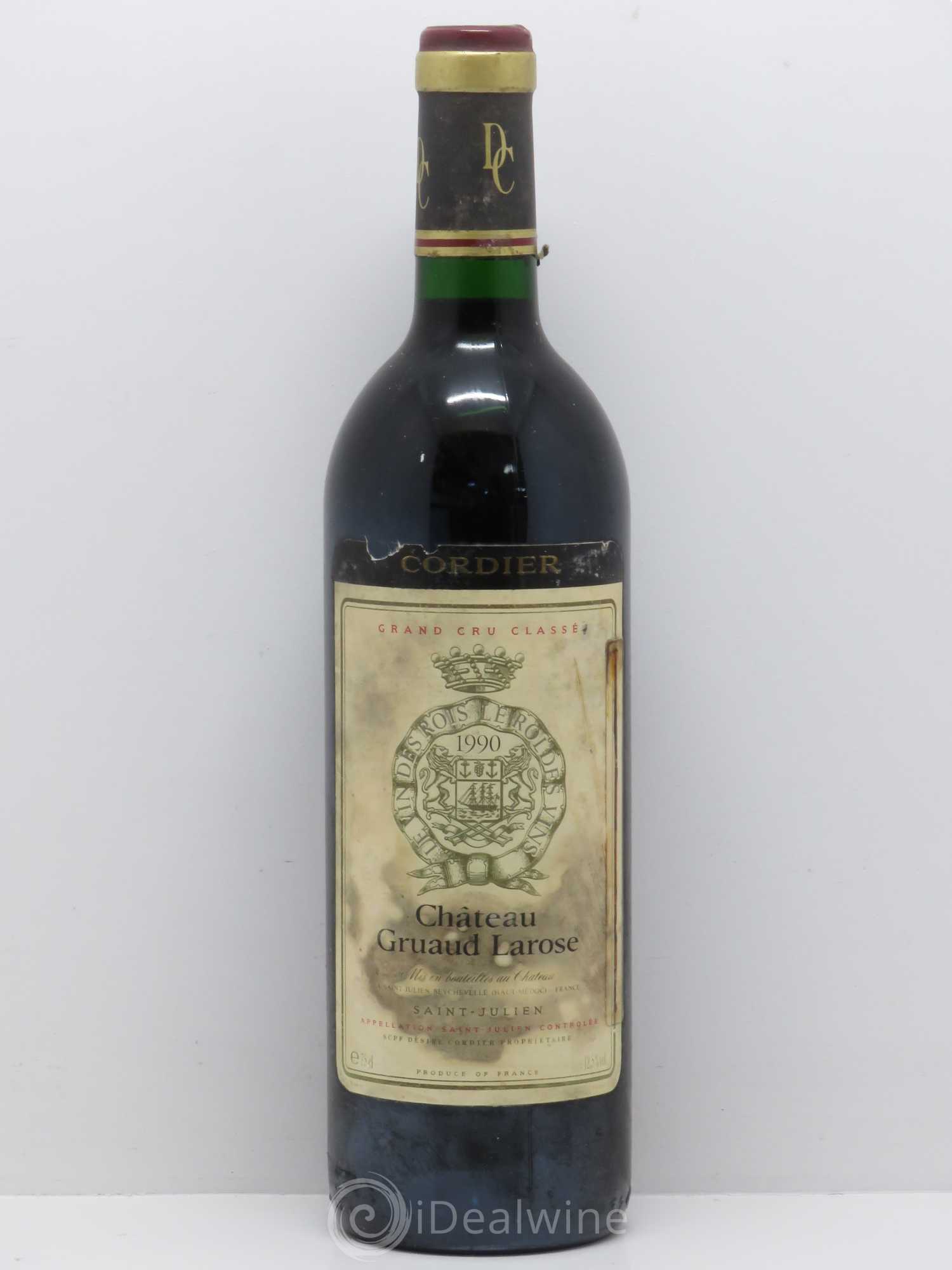 Château Gruaud Larose 2ème Grand Cru Classé 1990 - Lot de 1 bouteille - 0