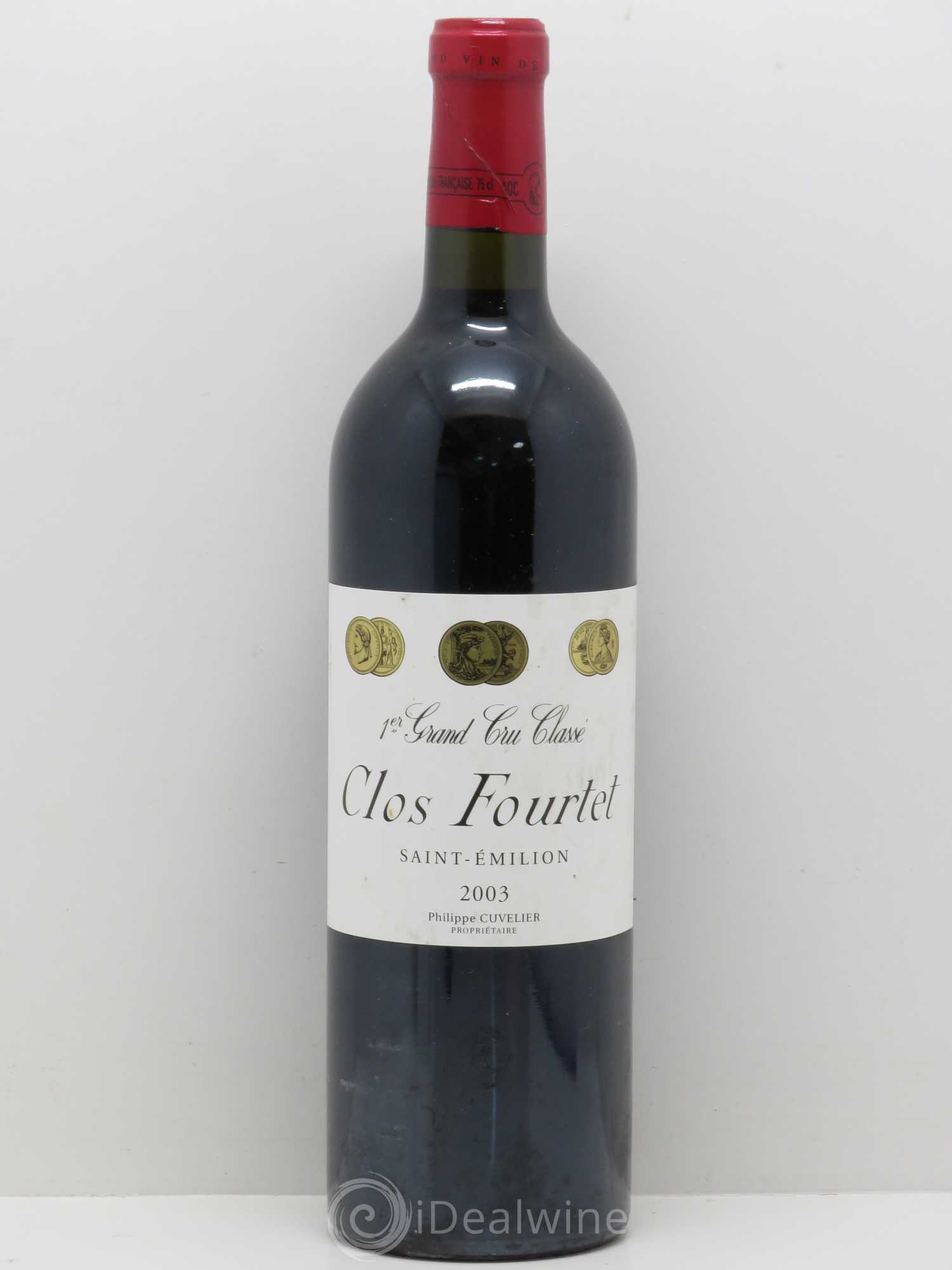 Clos Fourtet 1er Grand Cru Classé B 2003 - Lot de 1 bouteille - 0