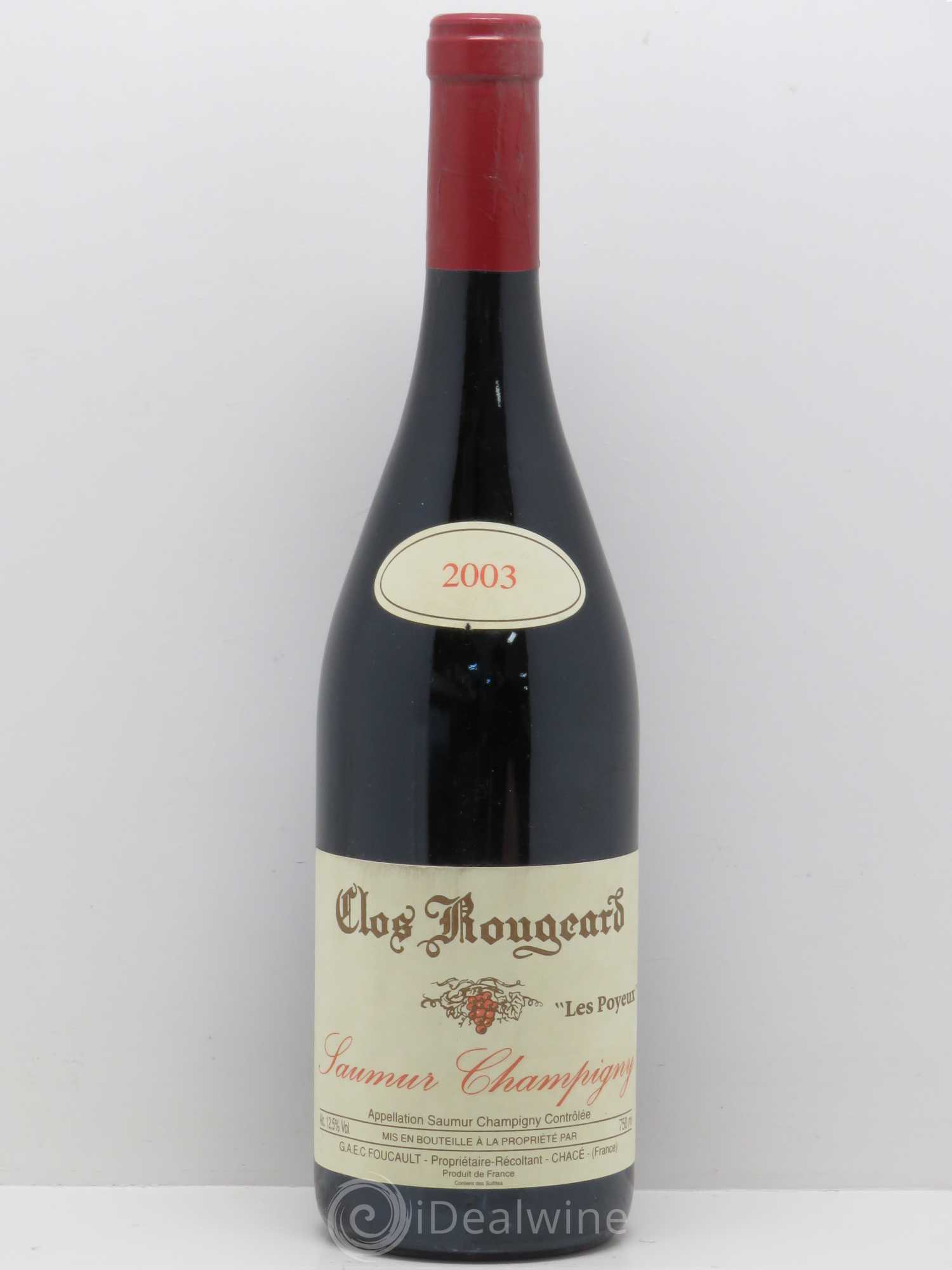 Saumur-Champigny Les Poyeux Clos Rougeard 2003 - Lot de 1 bouteille - 0