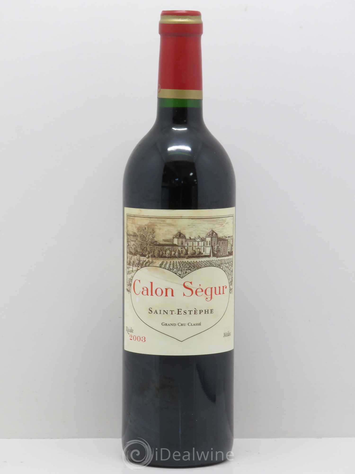 Château Calon Ségur 3ème Grand Cru Classé 2003 - Lot de 1 bouteille - 0
