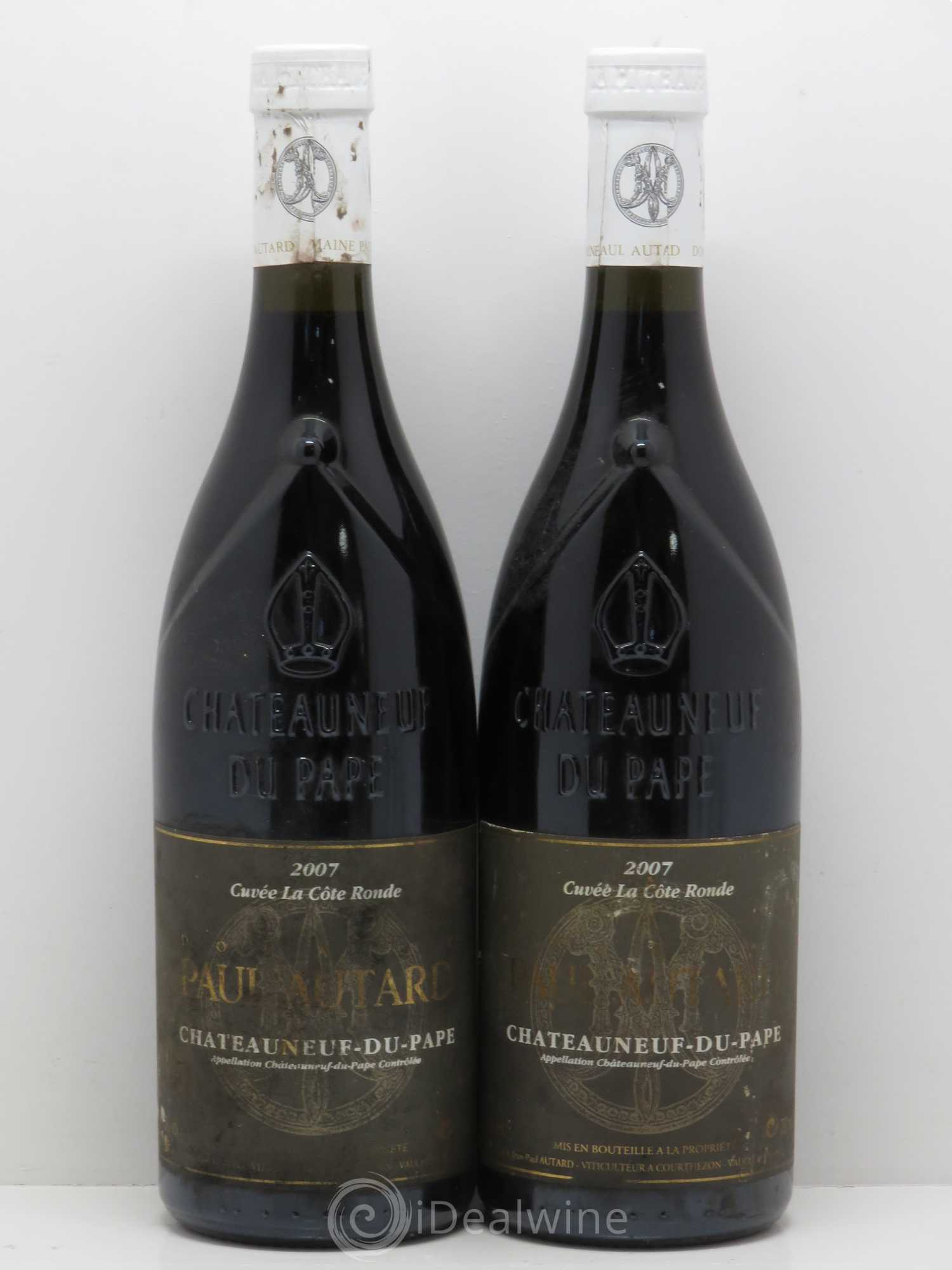 Châteauneuf-du-Pape Domaine Paul Autard La Côte Ronde Jean-Paul Autard 2007 - Lot de 2 bouteilles - 0