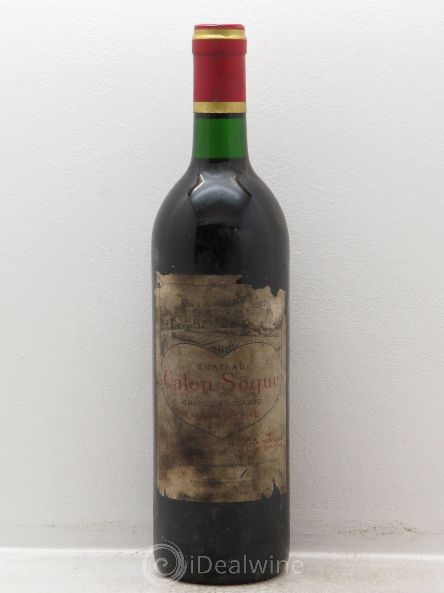 Château Calon Ségur 3ème Grand Cru Classé 1990 - Lot de 1 bouteille - 0
