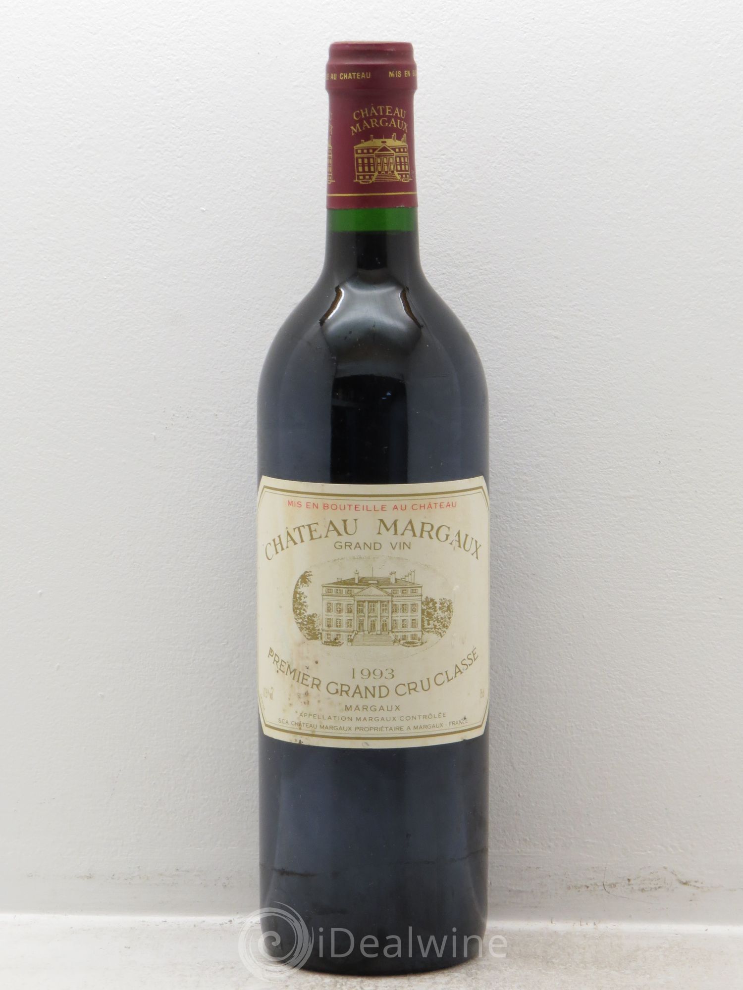 Château Margaux 1er Grand Cru Classé 1993 - Lot de 1 bouteille - 0