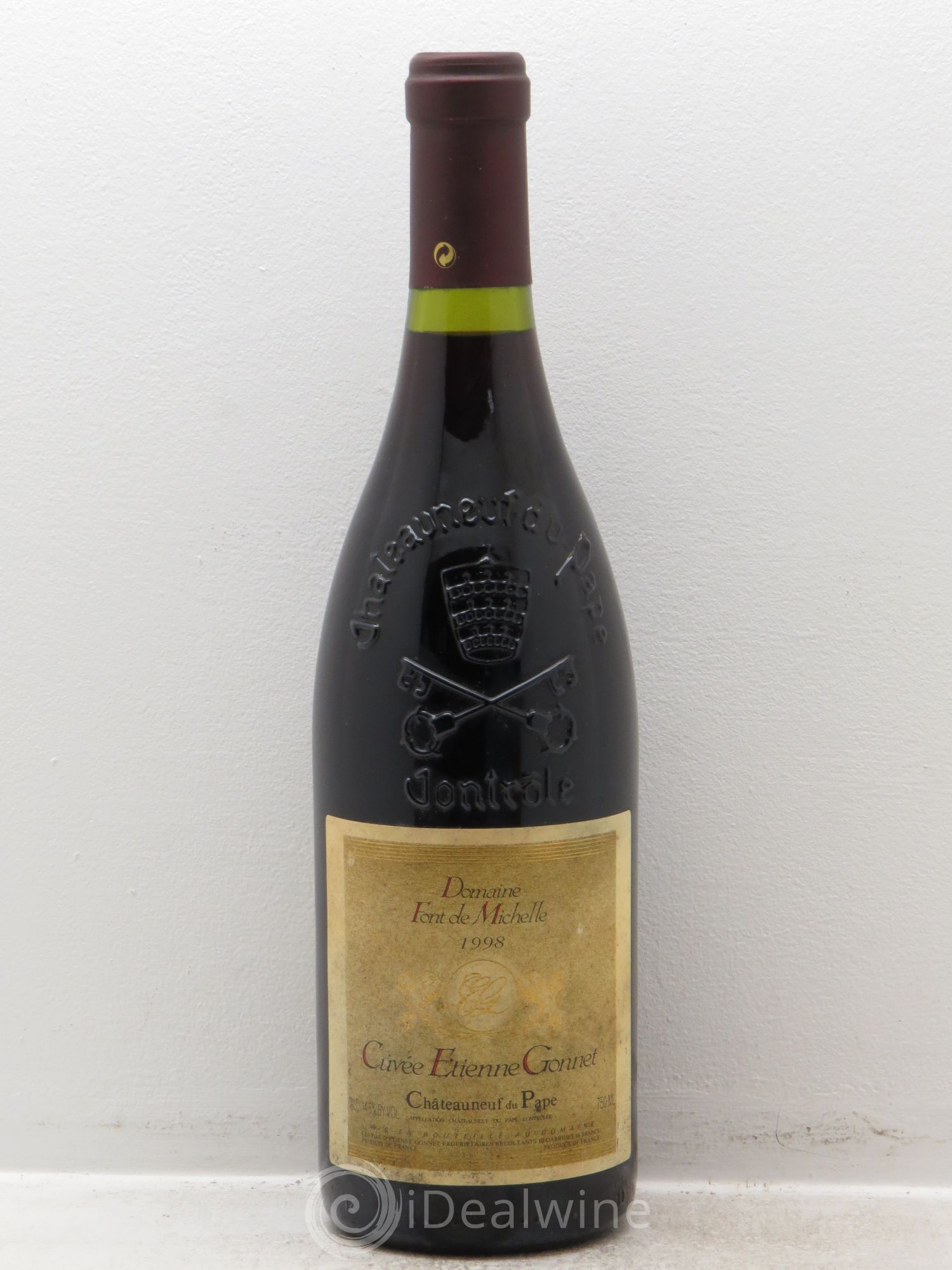 Châteauneuf-du-Pape Domaine Font de Michelle Cuvée Etienne Gonnet Famille Gonnet 1998 - Lot de 1 bouteille - 0