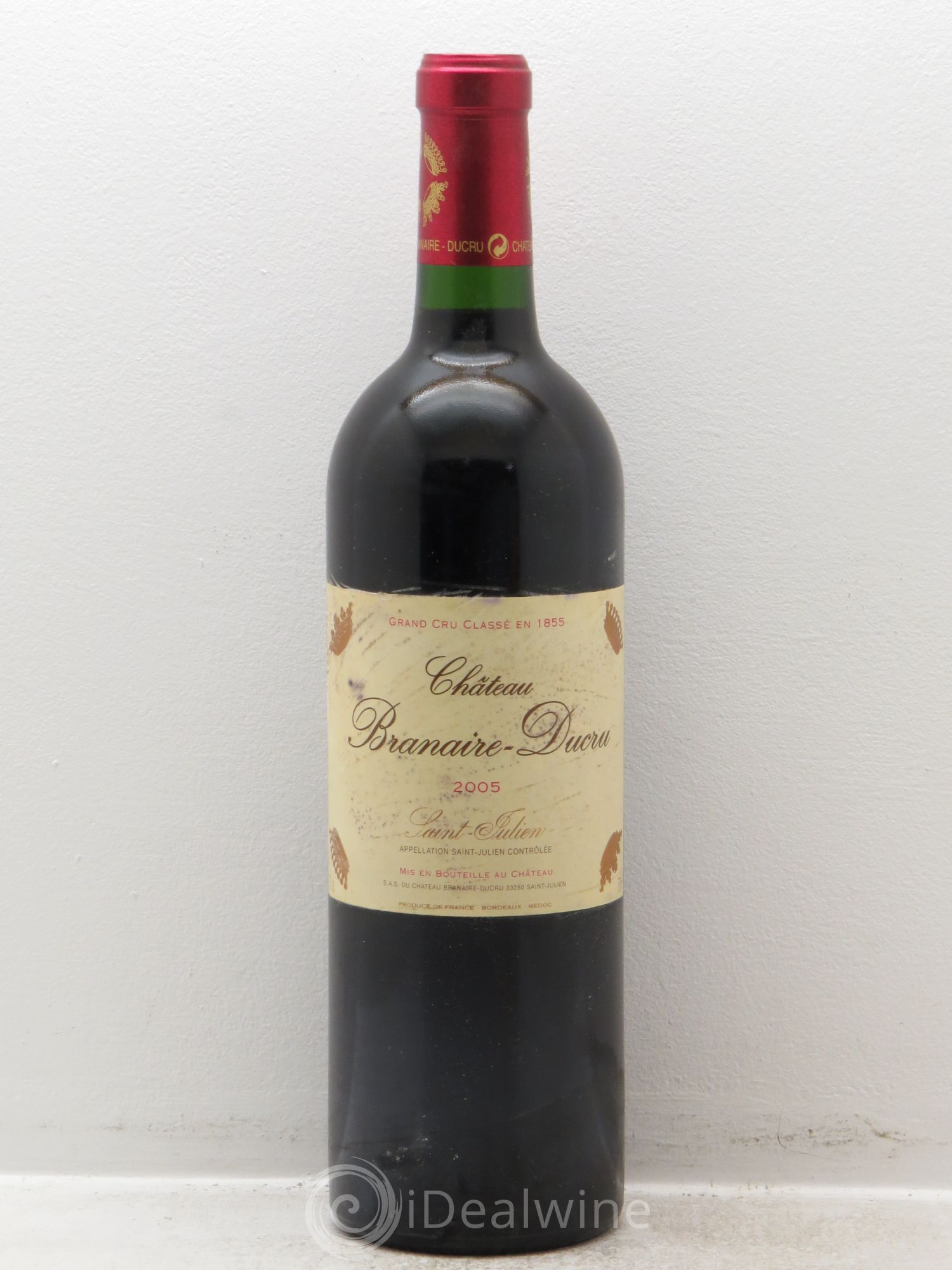Château Branaire Ducru 4ème Grand Cru Classé 2005 - Lot de 1 bouteille - 0