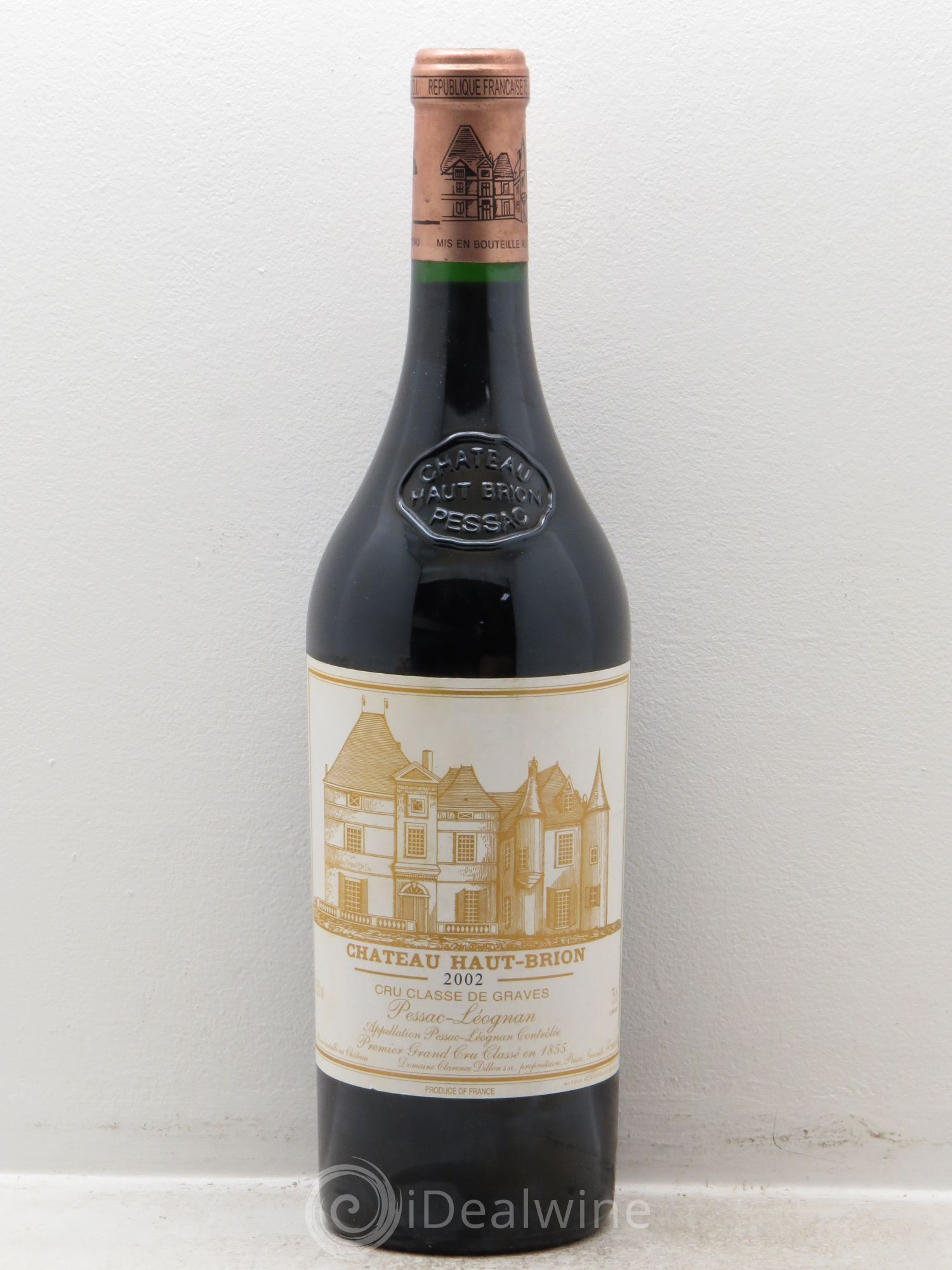 Château Haut Brion 1er Grand Cru Classé 2002 - Lot de 1 bouteille - 0