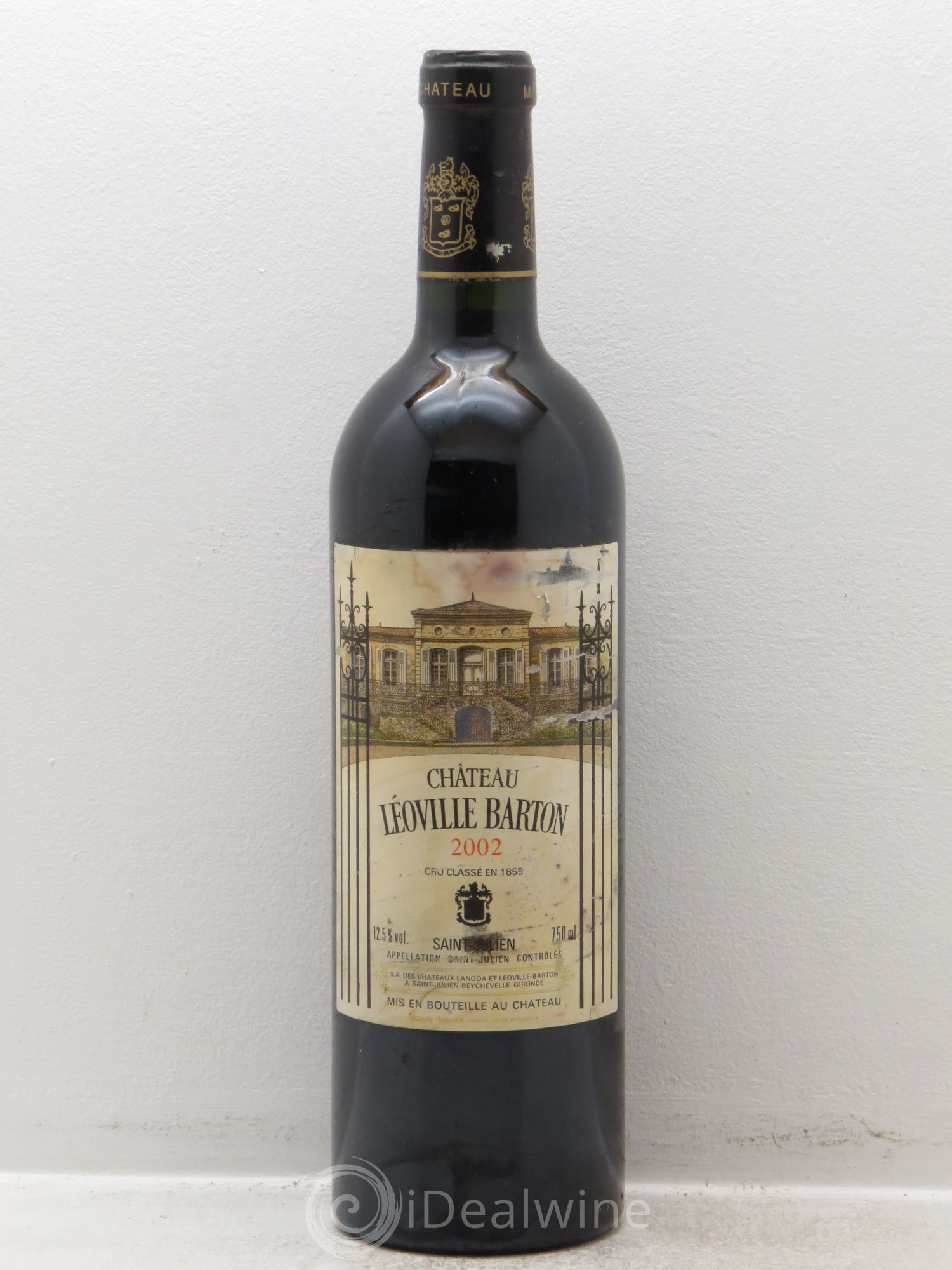 Château Léoville Barton 2ème Grand Cru Classé 2002 - Lot de 1 bouteille - 0