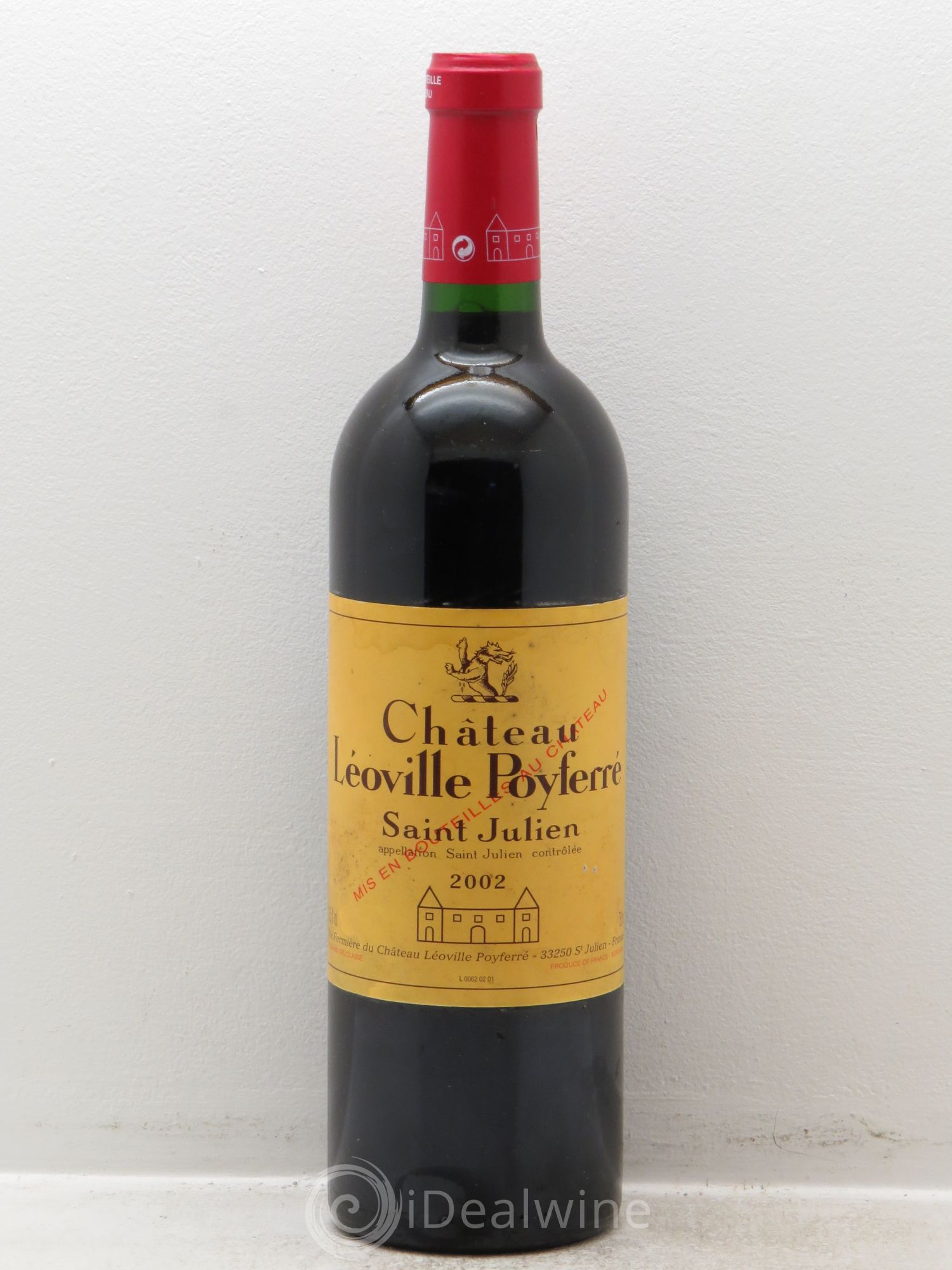 Château Léoville Poyferré 2ème Grand Cru Classé 2002 - Lot de 1 bouteille - 0