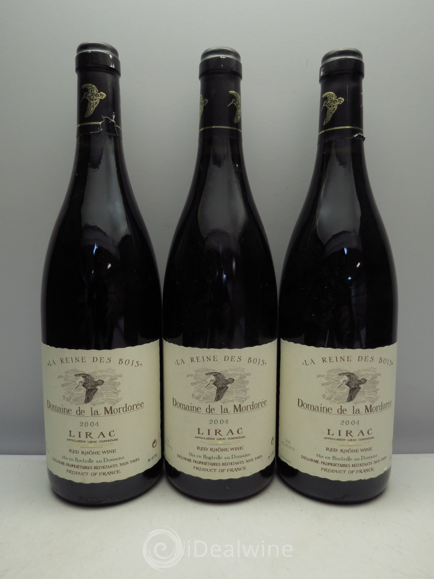 Lirac Cuvée Reine des Bois La Mordorée (Domaine de) 2004 - Lot de 3 bouteilles - 0
