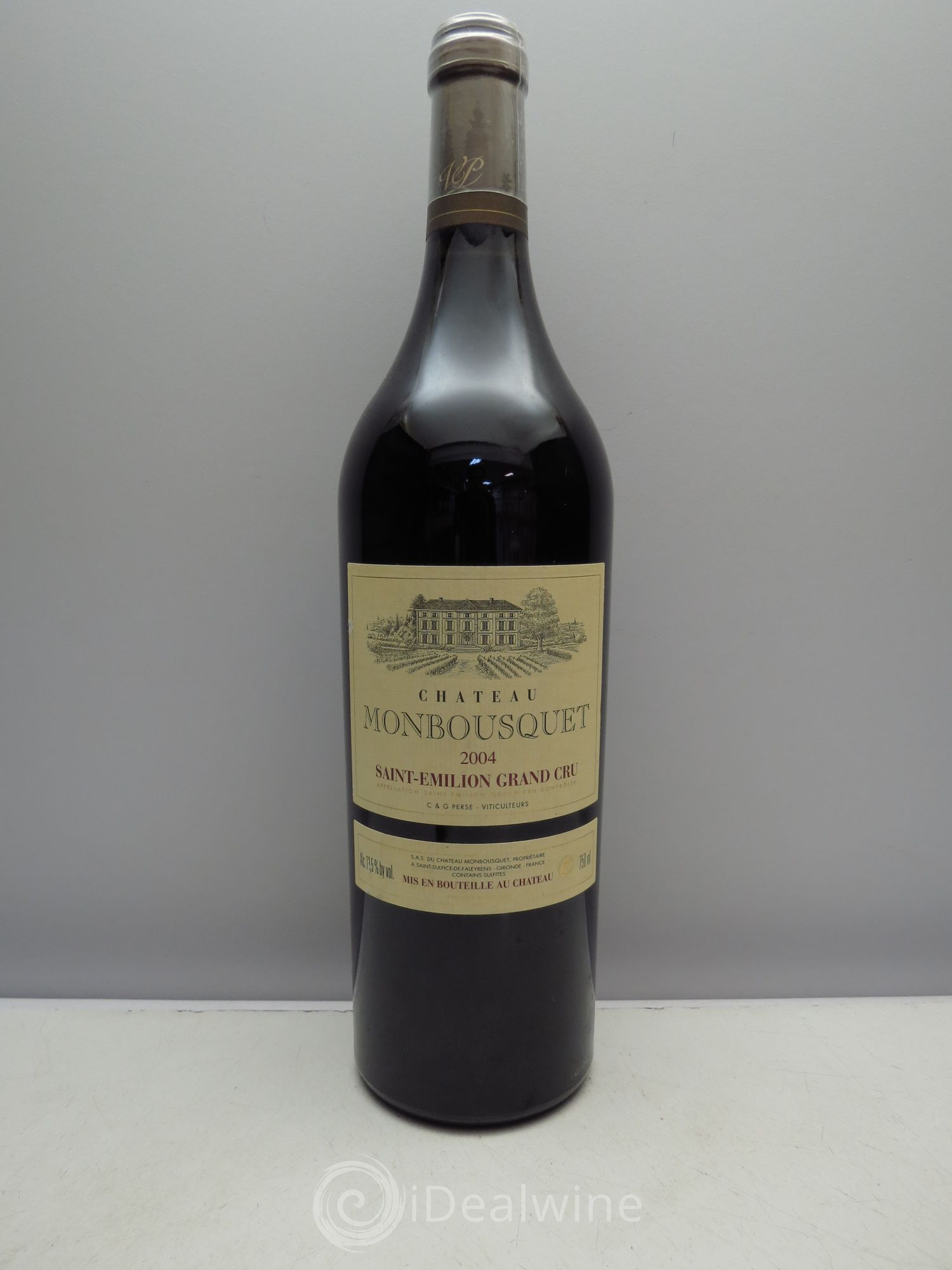 Château Monbousquet Grand Cru Classé 2004 - Lot de 1 bouteille - 0