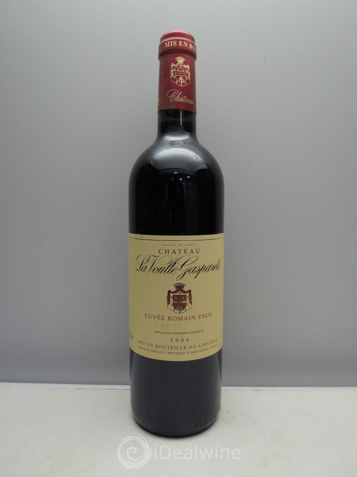 Corbières Boutenac La Voulte-Gasparets Cuvée Romain Pauc Patrick Reverdy 2006 - Lot de 1 bouteille - 0