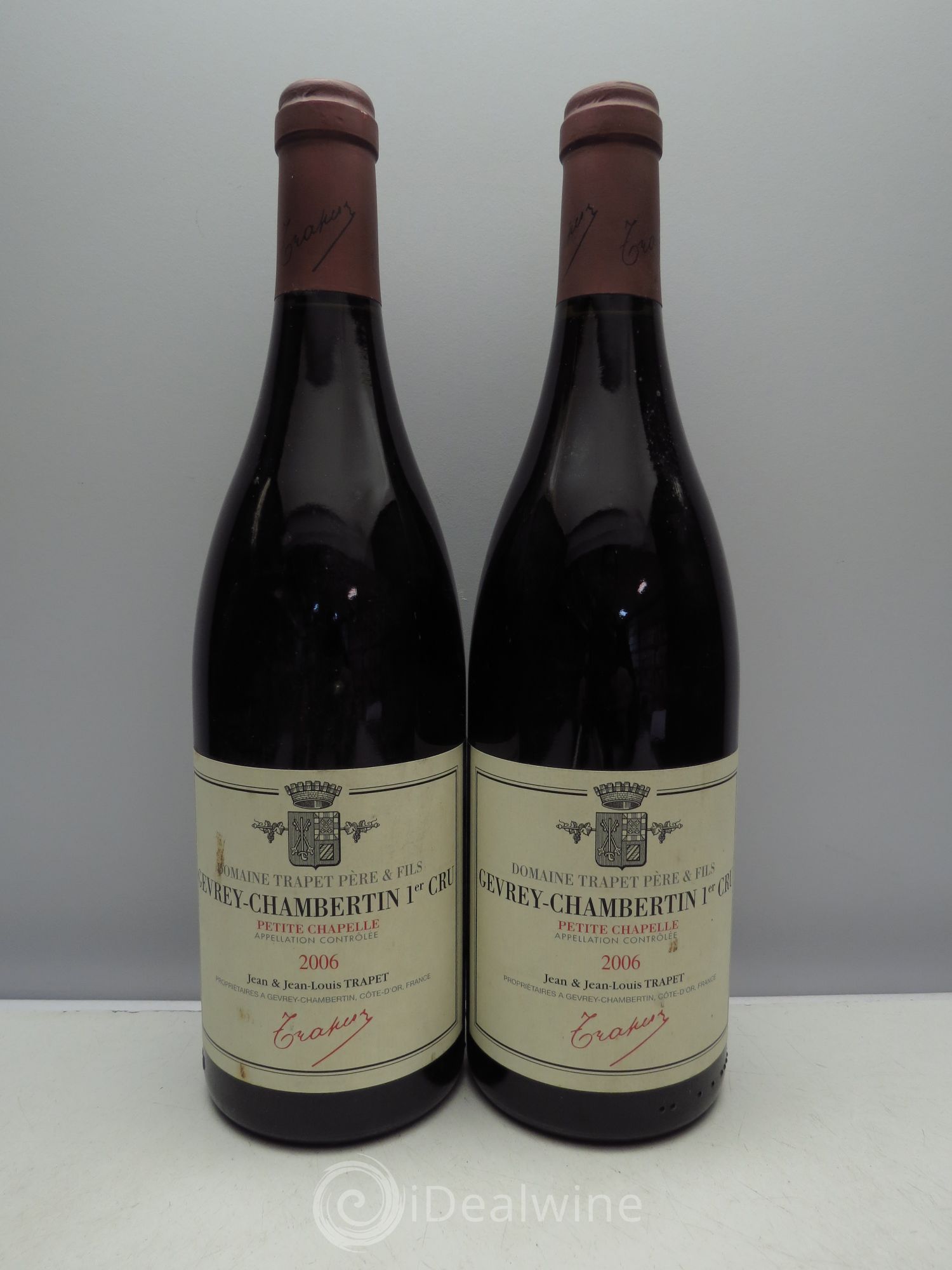 Gevrey-Chambertin 1er Cru Petite Chapelle Domaine Trapet 2006 - Lot de 2 bouteilles - 0