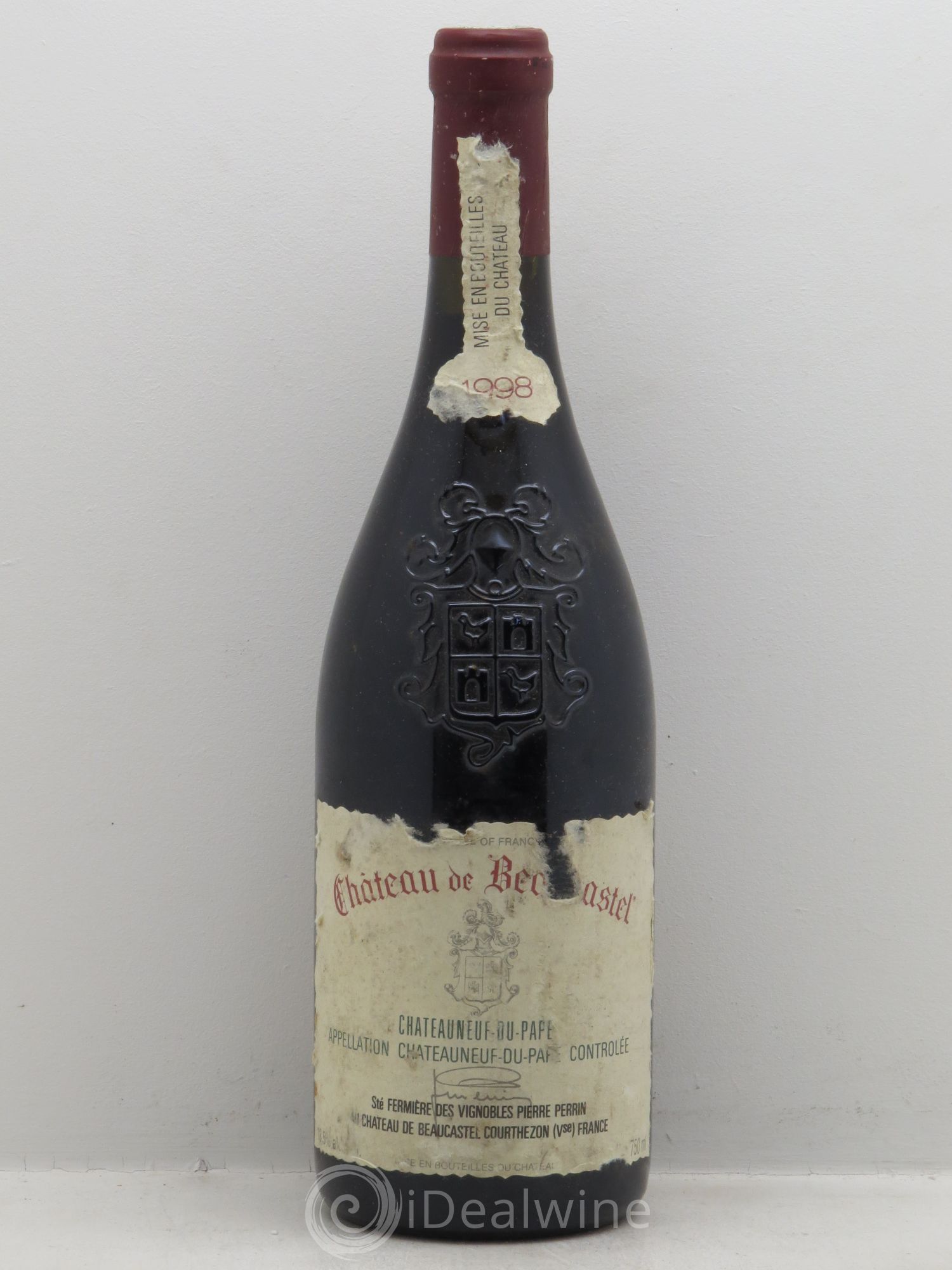 Châteauneuf-du-Pape Château de Beaucastel Famille Perrin 1998 - Lot de 1 bouteille - 0