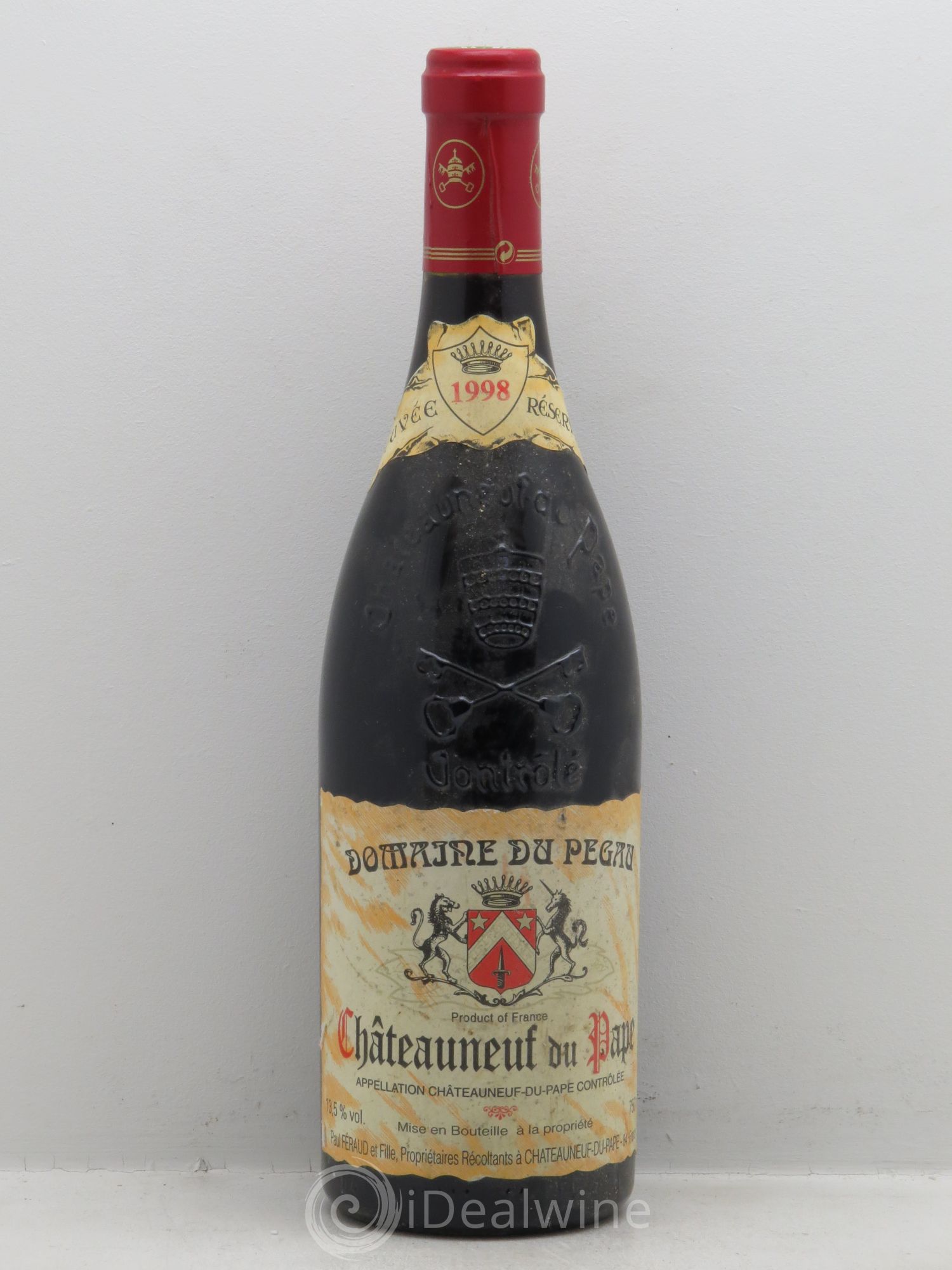 Châteauneuf-du-Pape Domaine du Pégau Cuvée Réservée Paul et Laurence Féraud 1998 - Lot de 1 bouteille - 0