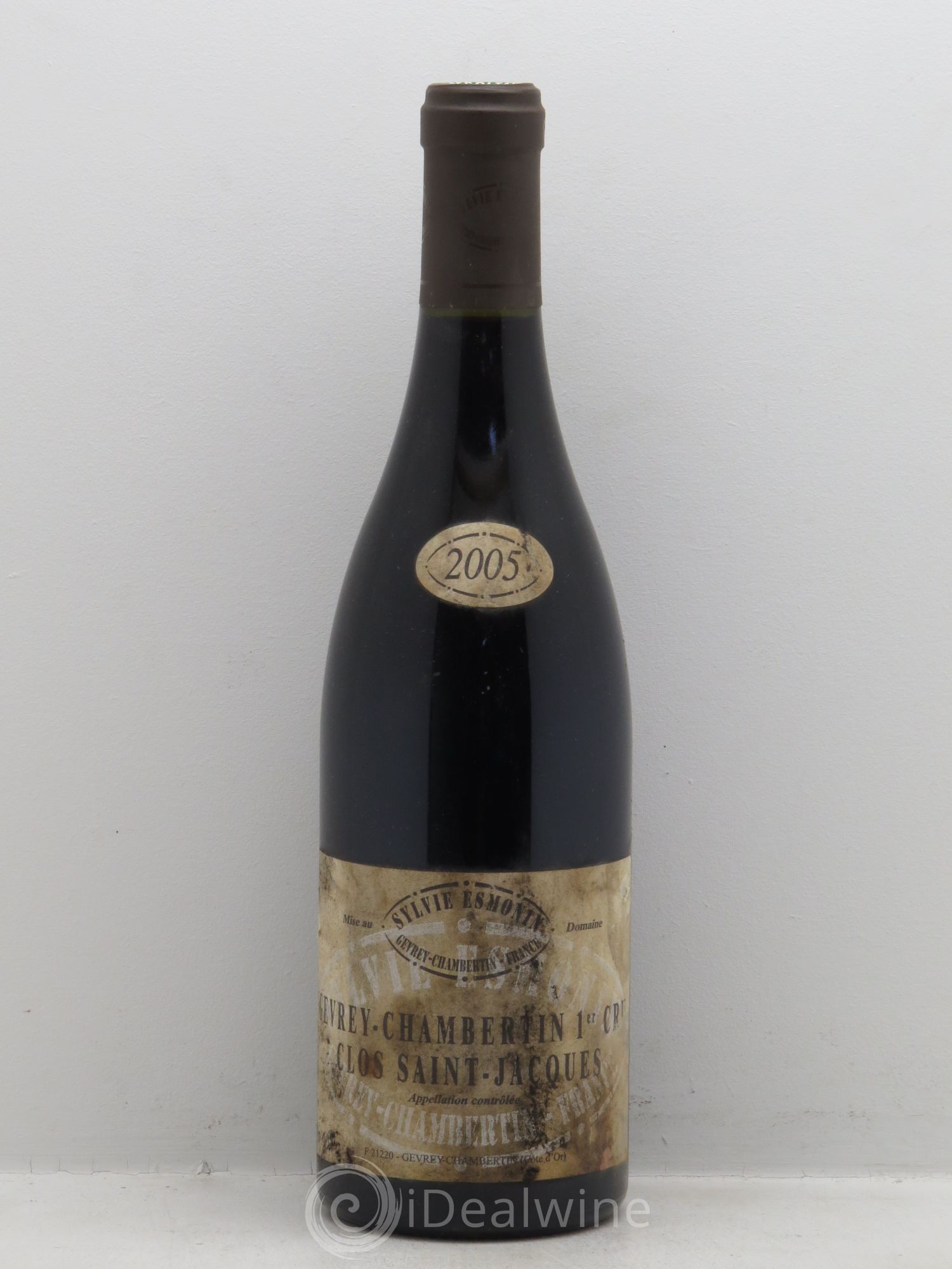 Gevrey-Chambertin 1er Cru Clos Saint Jacques Sylvie Esmonin 2005 - Lot de 1 bouteille - 0