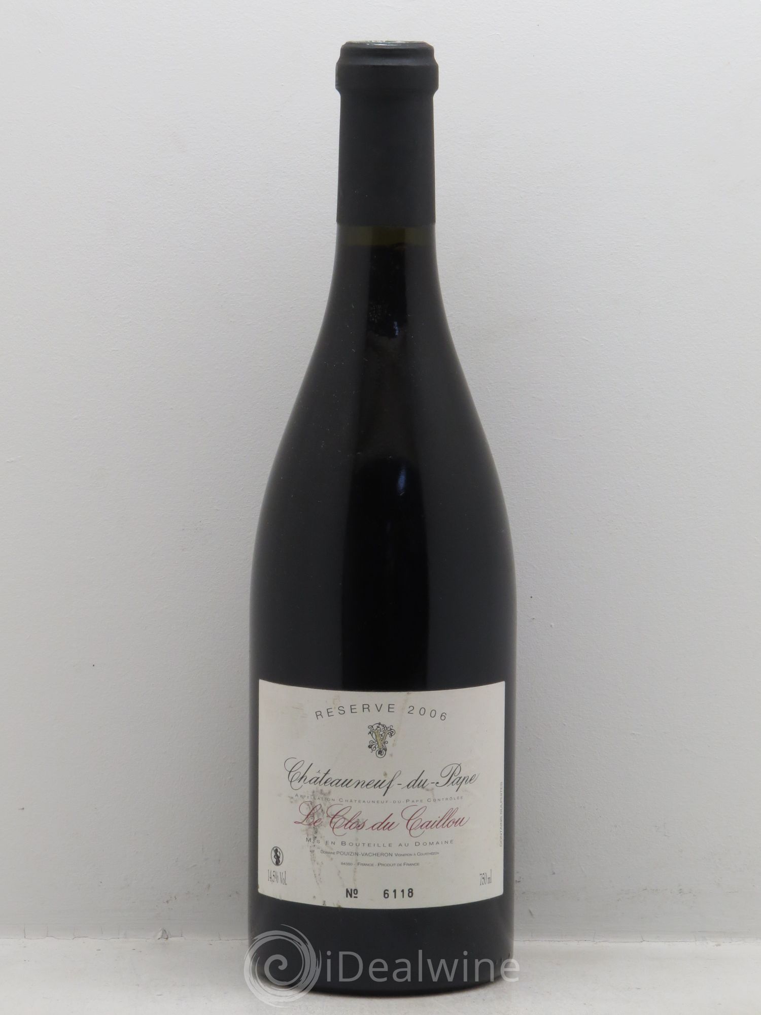 Châteauneuf-du-Pape Domaine Le Clos du Caillou Réserve Sylvie Vacheron 2006 - Lot de 1 bouteille - 0