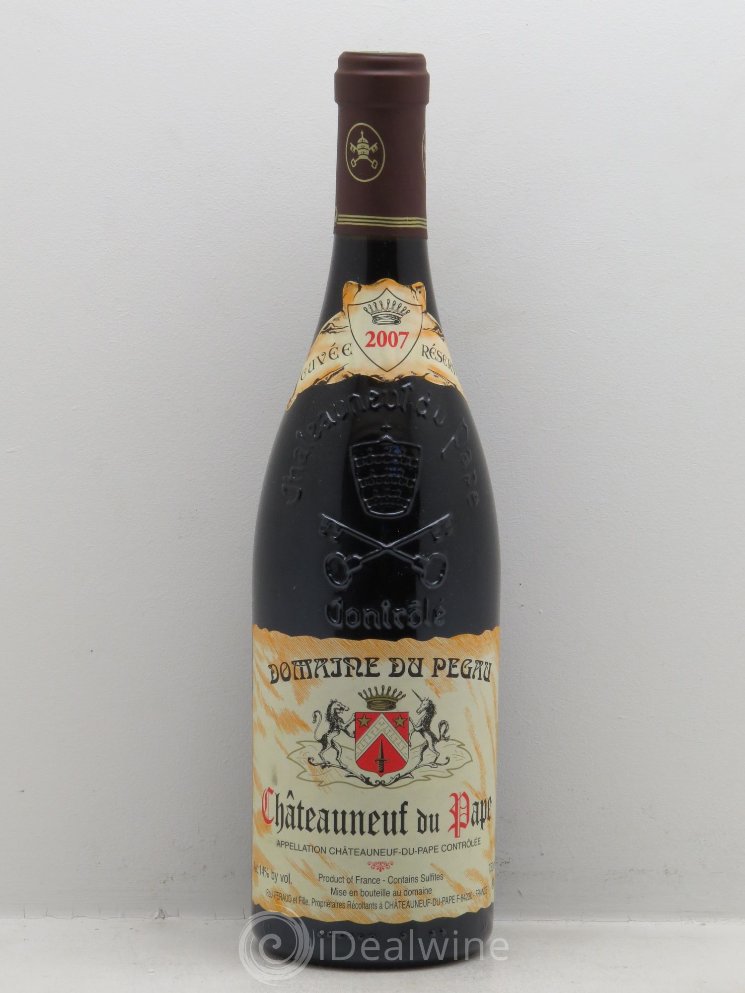 Châteauneuf-du-Pape Domaine du Pégau Cuvée Réservée Paul et Laurence Féraud 2007 - Lot de 1 bouteille - 0