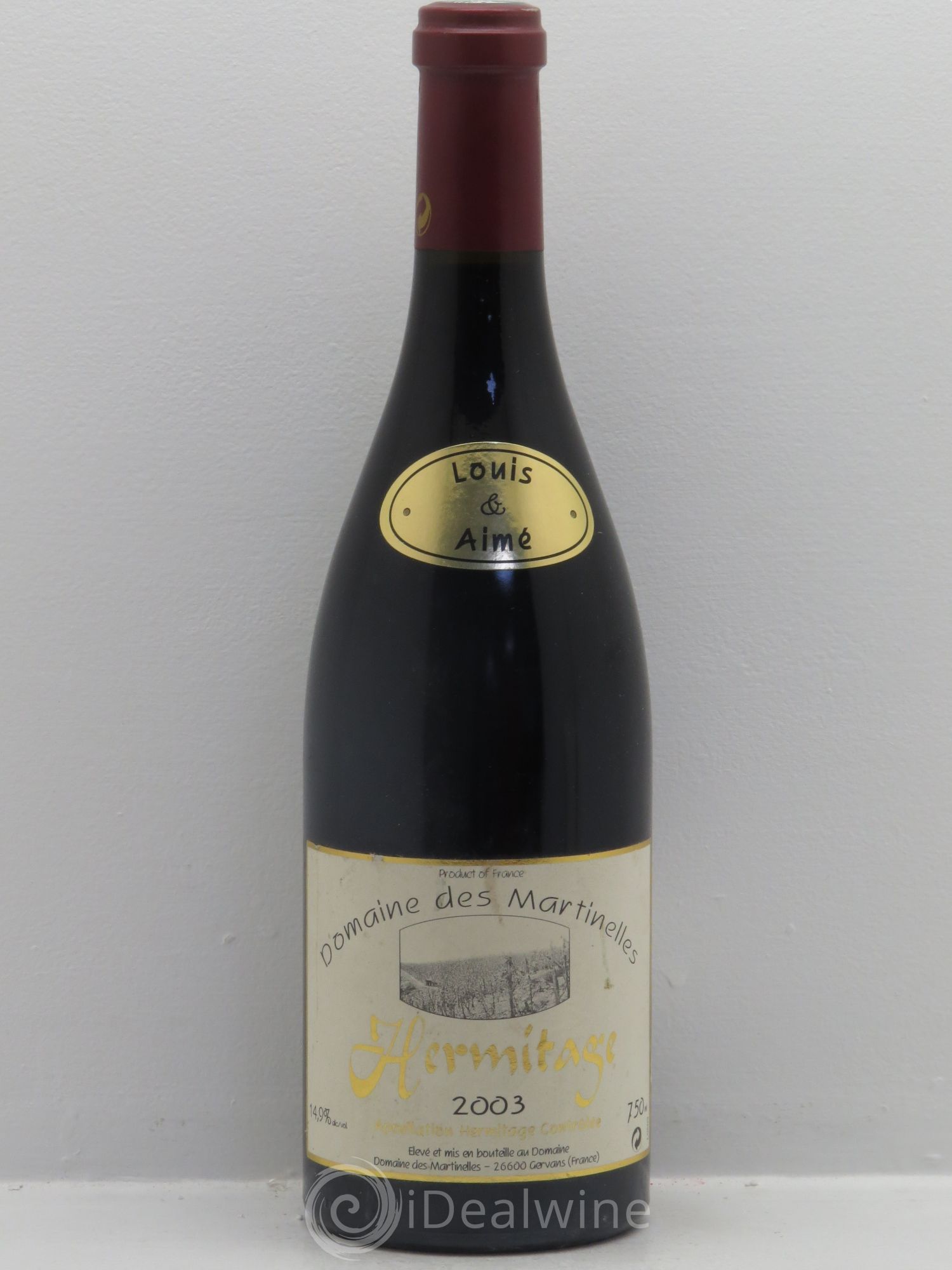 Hermitage Domaine des Martinelles Cuvée Louis et Aimé 2003 - Posten von 1 Flasche - 0