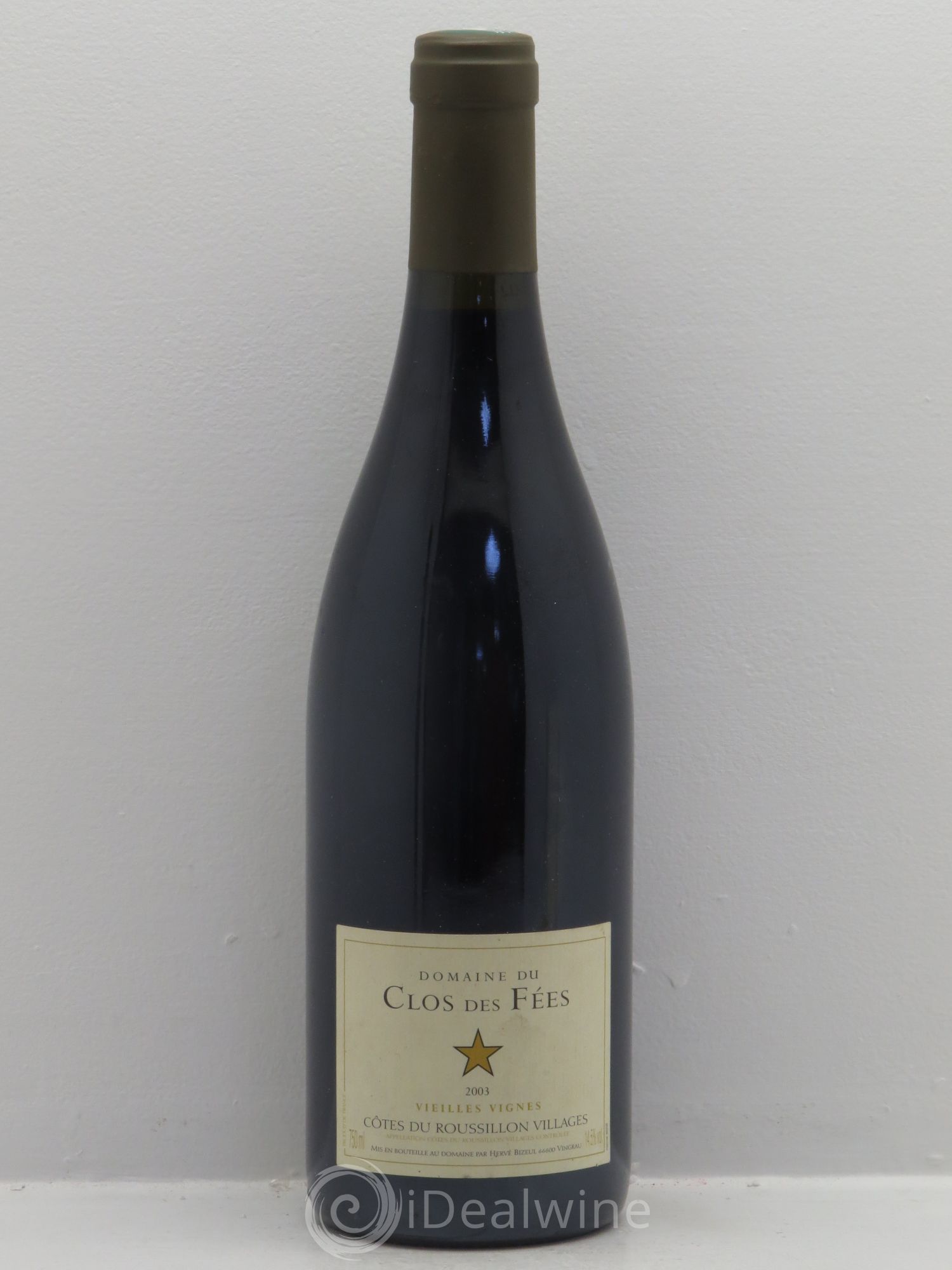 Côtes du Roussillon Villages Clos des Fées Hervé Bizeul Village Clos des Fées 2004 - Posten von 1 Flasche - 0